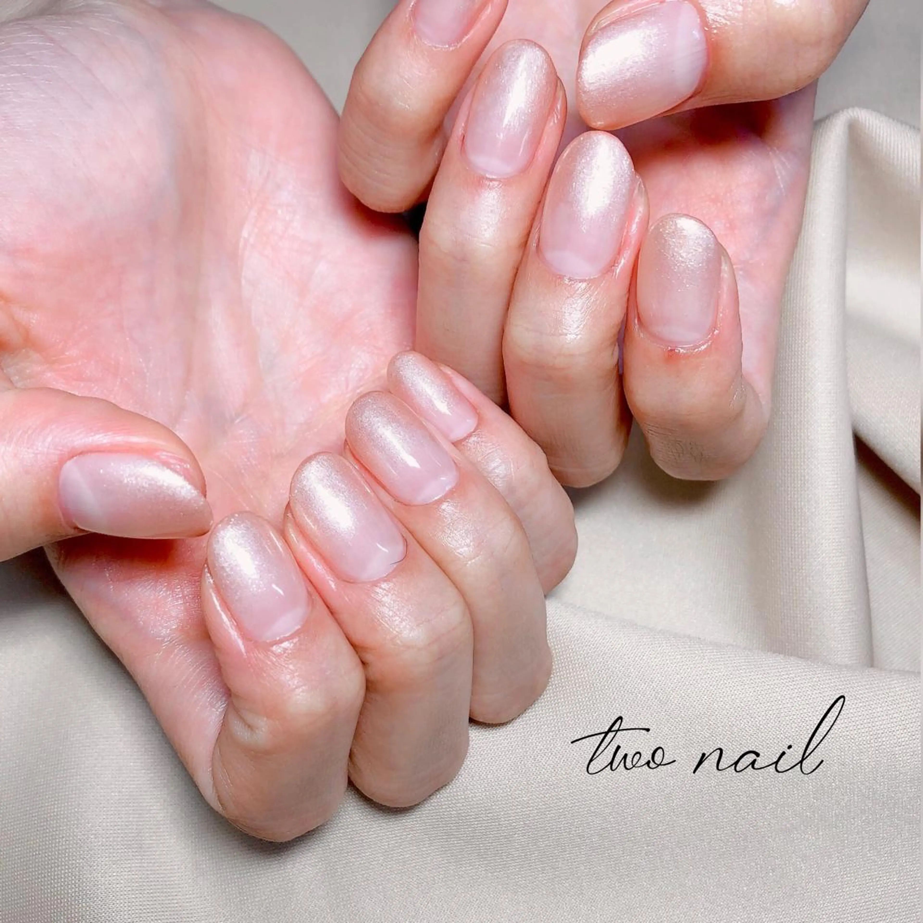 ネイル アートネイル フットネイル ハート ニュアンスネイル ホワイト ハンドネイル two nailのネイルデザイン