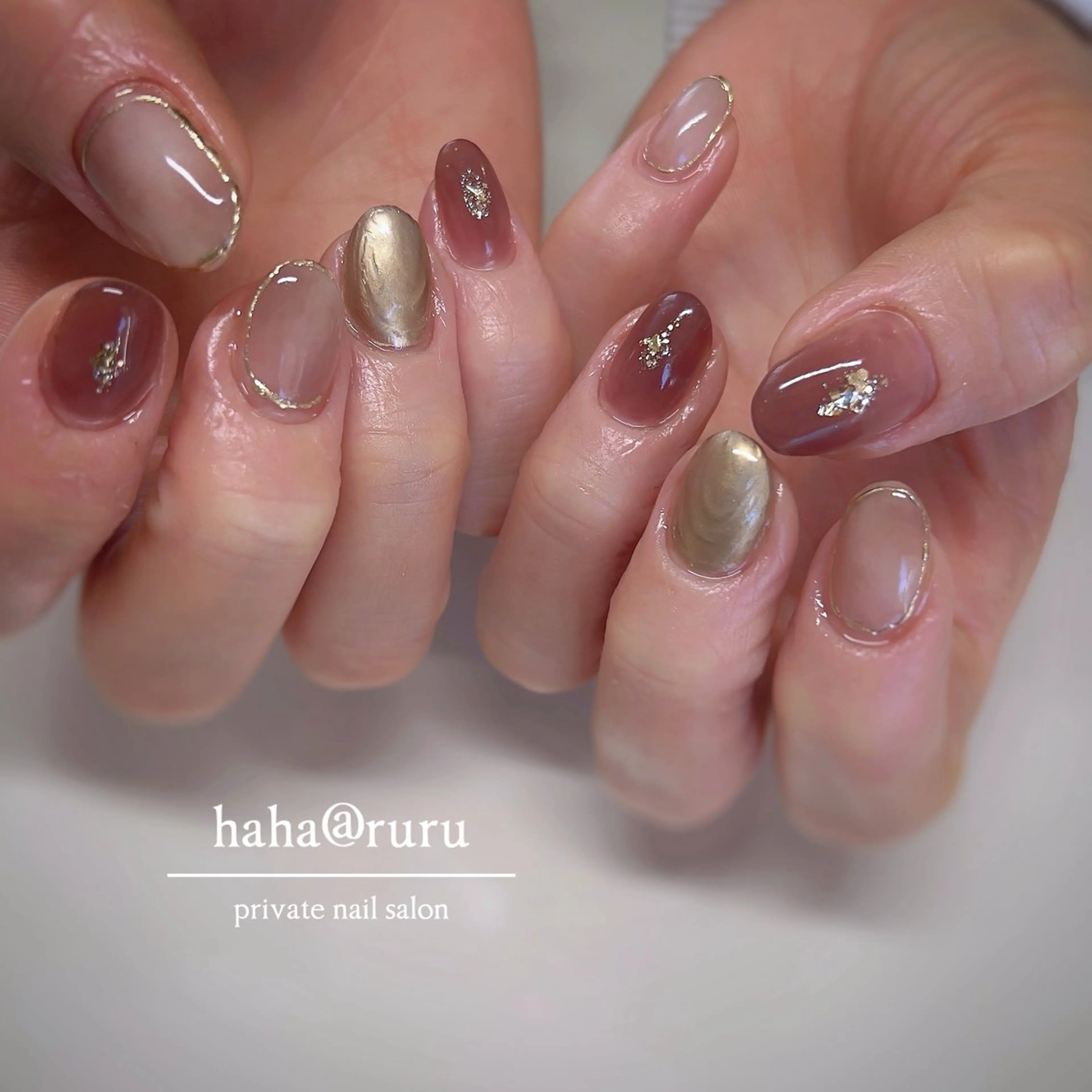 ネイル haha@ ruruのネイルデザイン