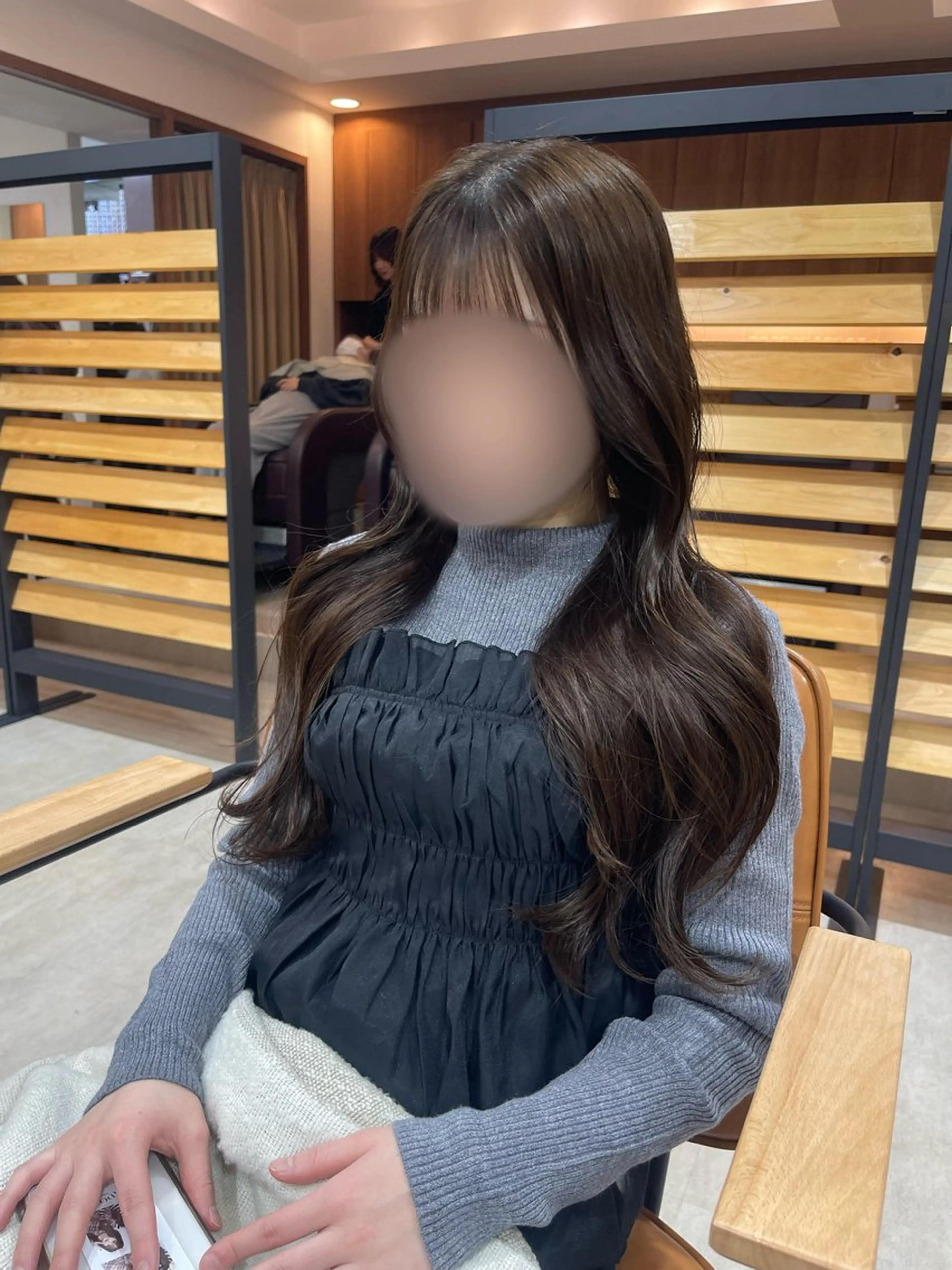 ロング カラー トゥサリ/ 海外ヘア/レイヤーのヘアスタイル