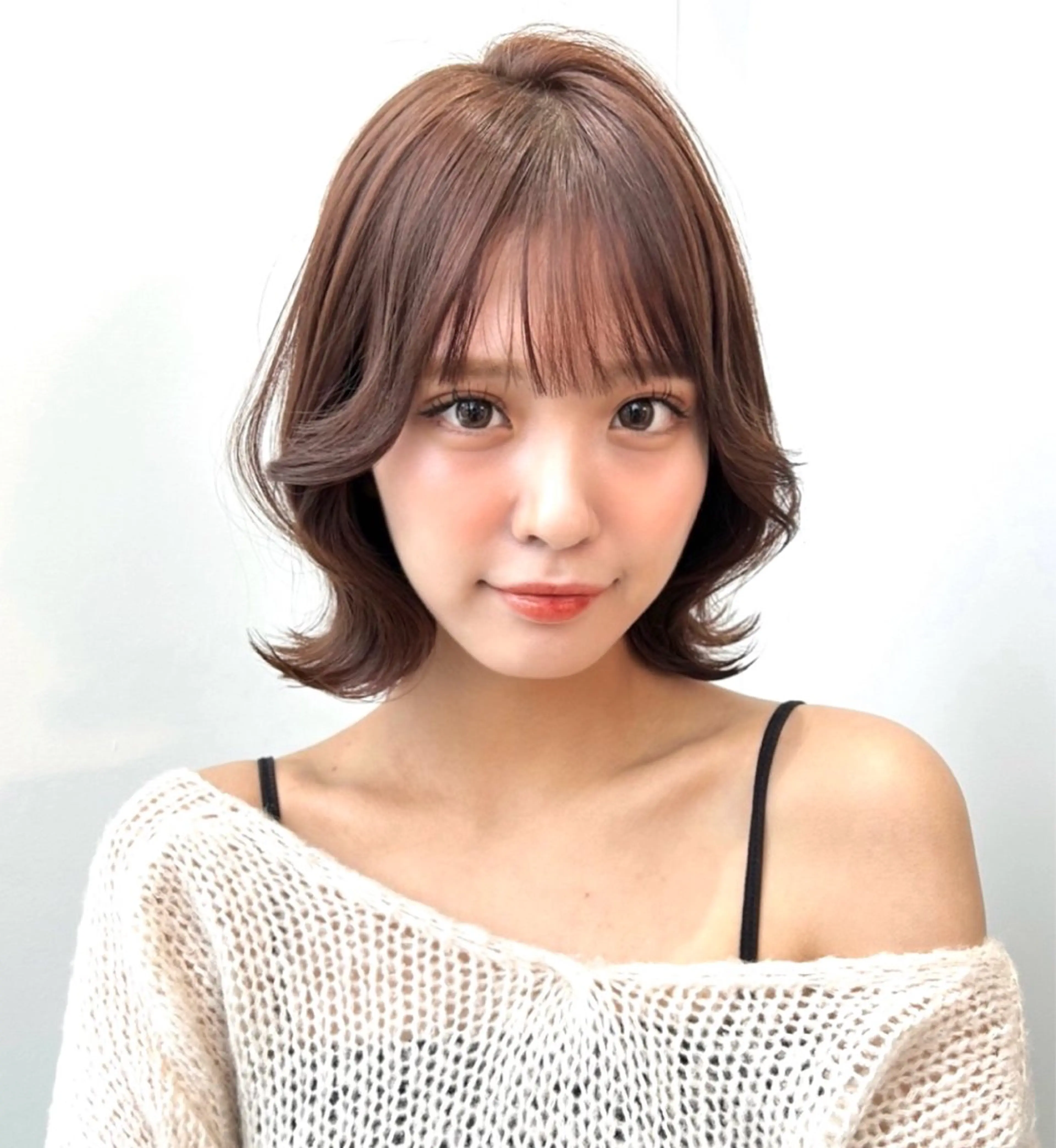 ショート カラー 莉乃/縮毛矯正/髪質 改善/艶カラーのヘアスタイル