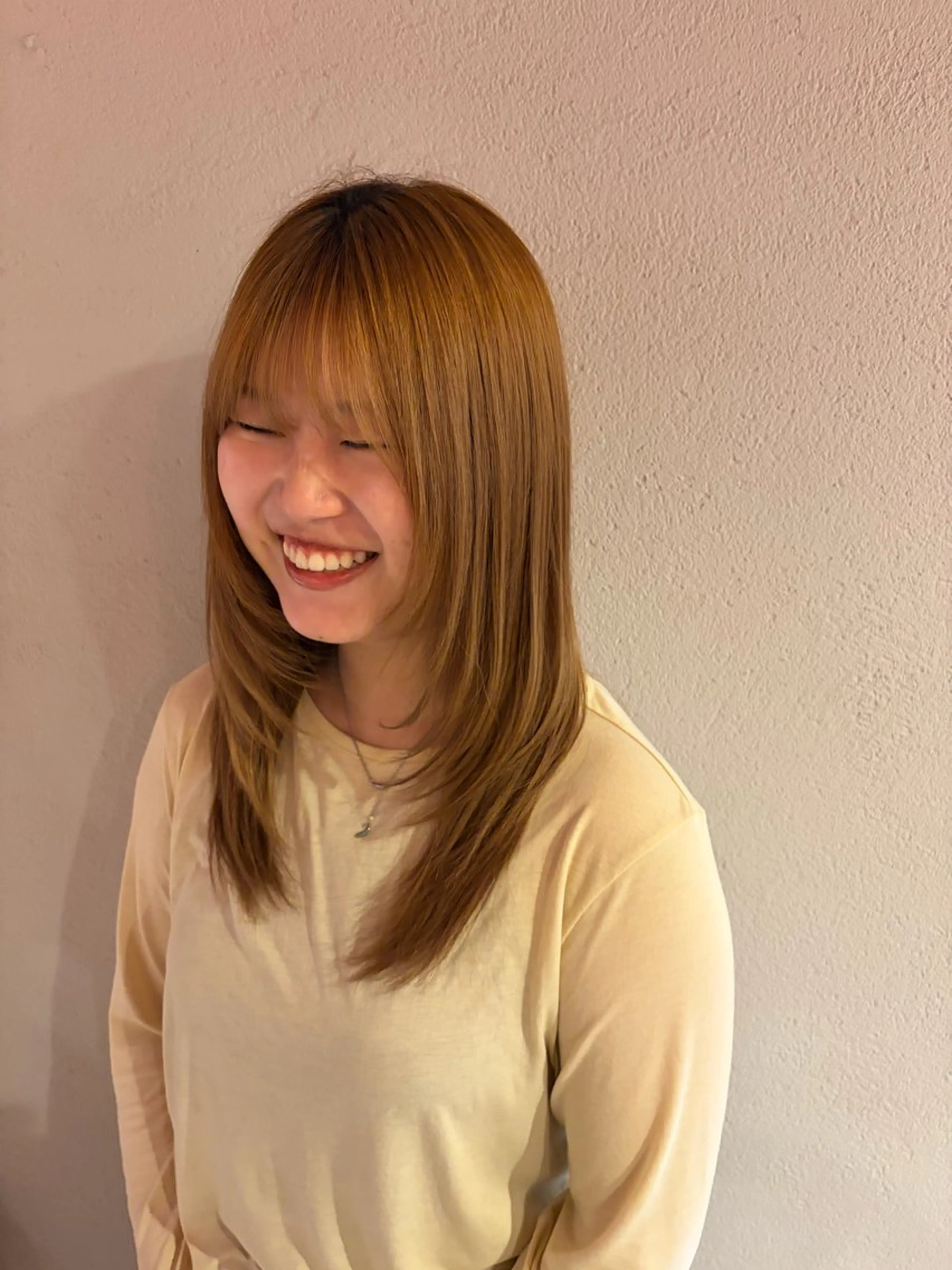ロング レイヤーカット 松本 恵依のヘアスタイル