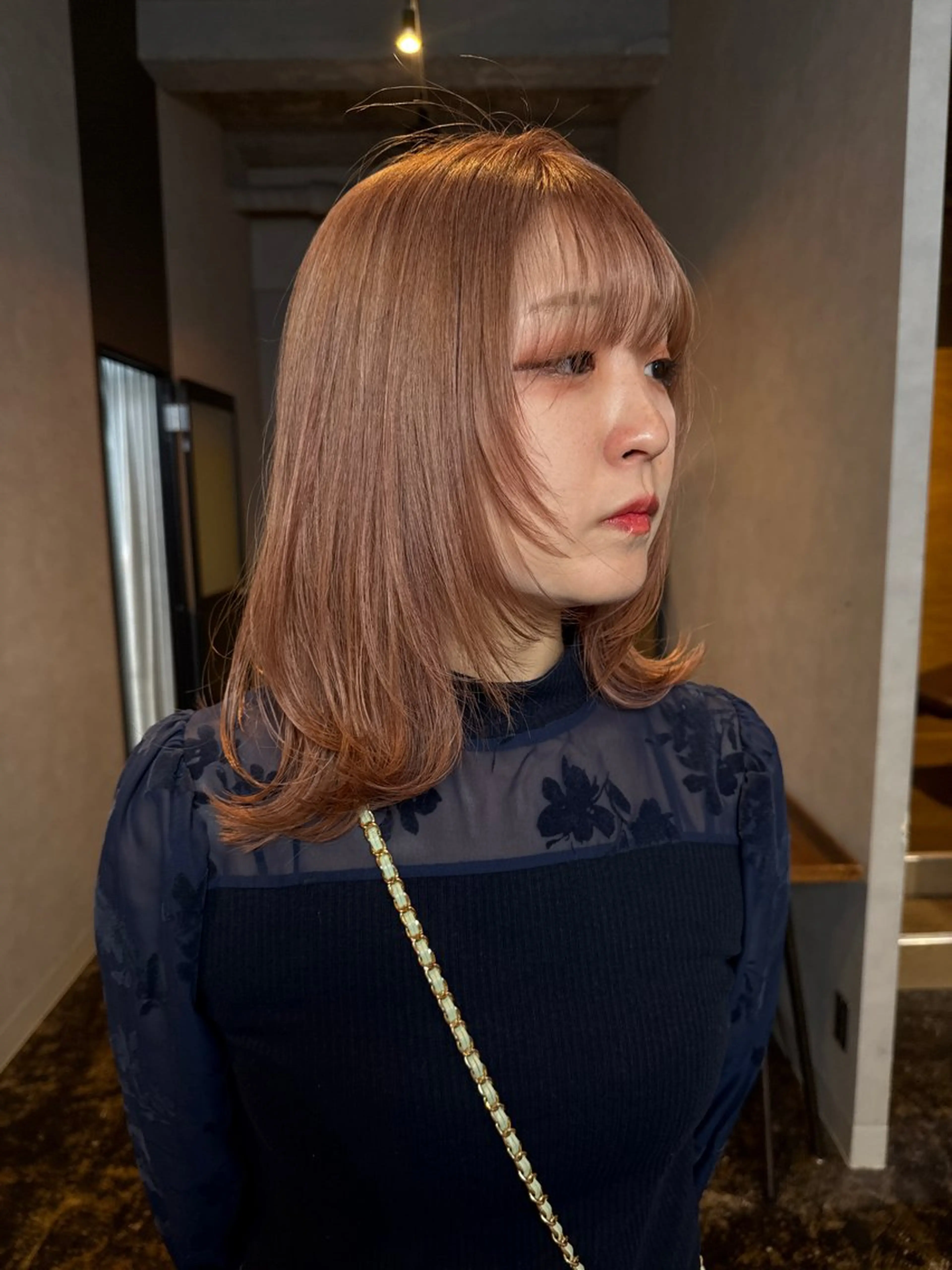セミロング カラー カット ヘアカラー トリートメント 透明感カラー/パーマ 🌀アオノのヘアスタイル