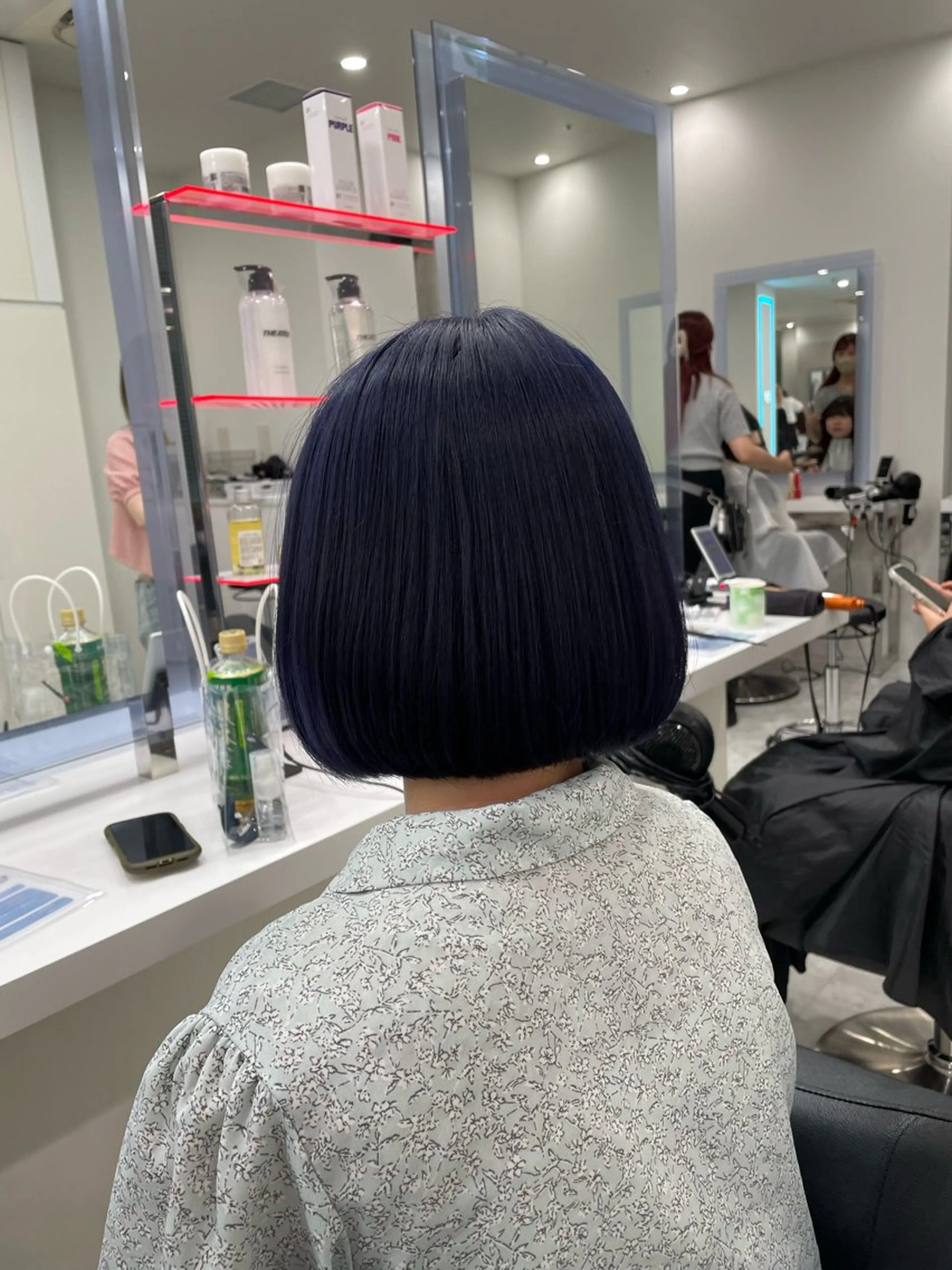 ミディアム カラー 流行りの透明感カラー ×縮毛矯正🤍ユウのヘアスタイル