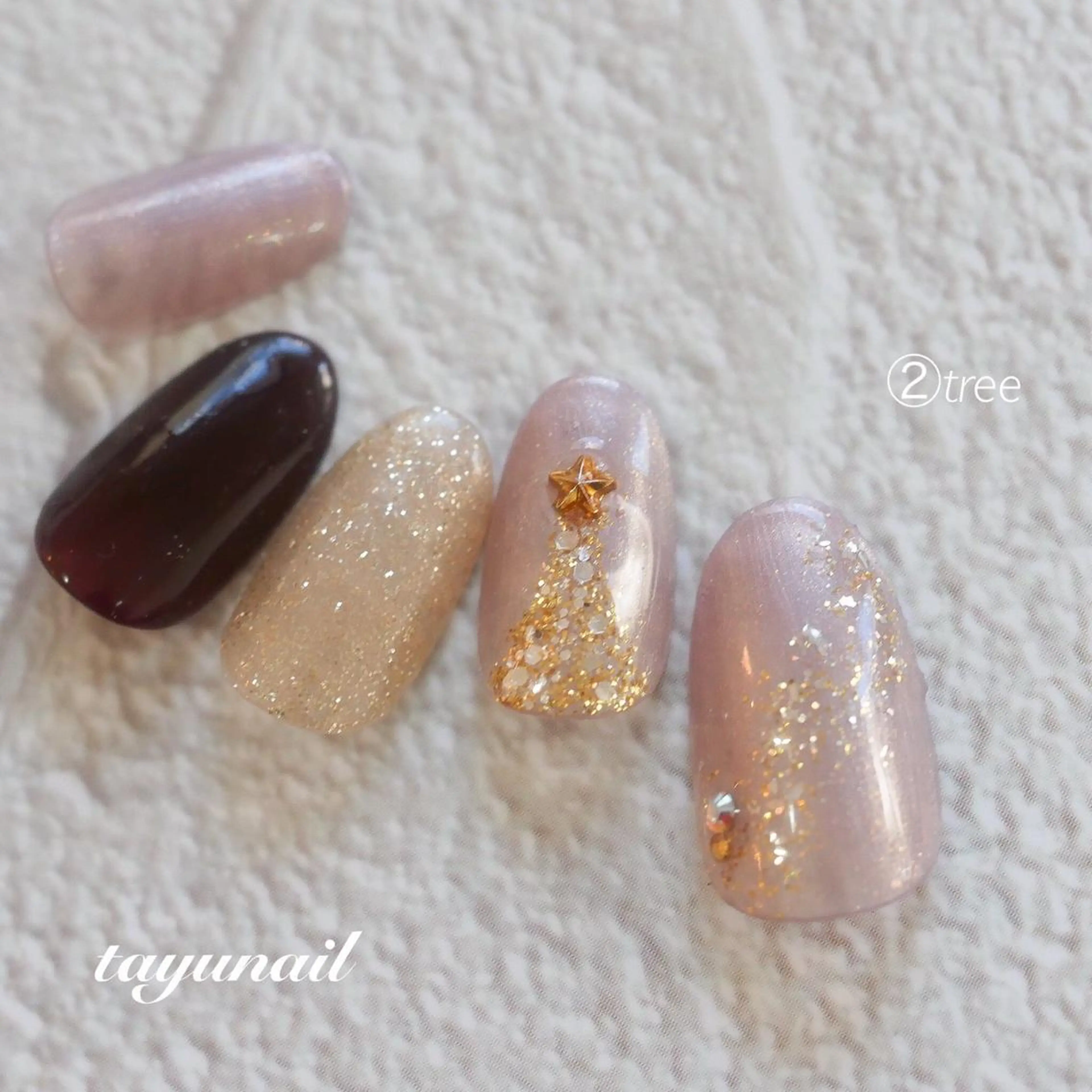 ネイル アートネイル ブルー フットネイル ジェルネイル パラジェル ネイルサロン 【たゆnail】のネイルデザイン