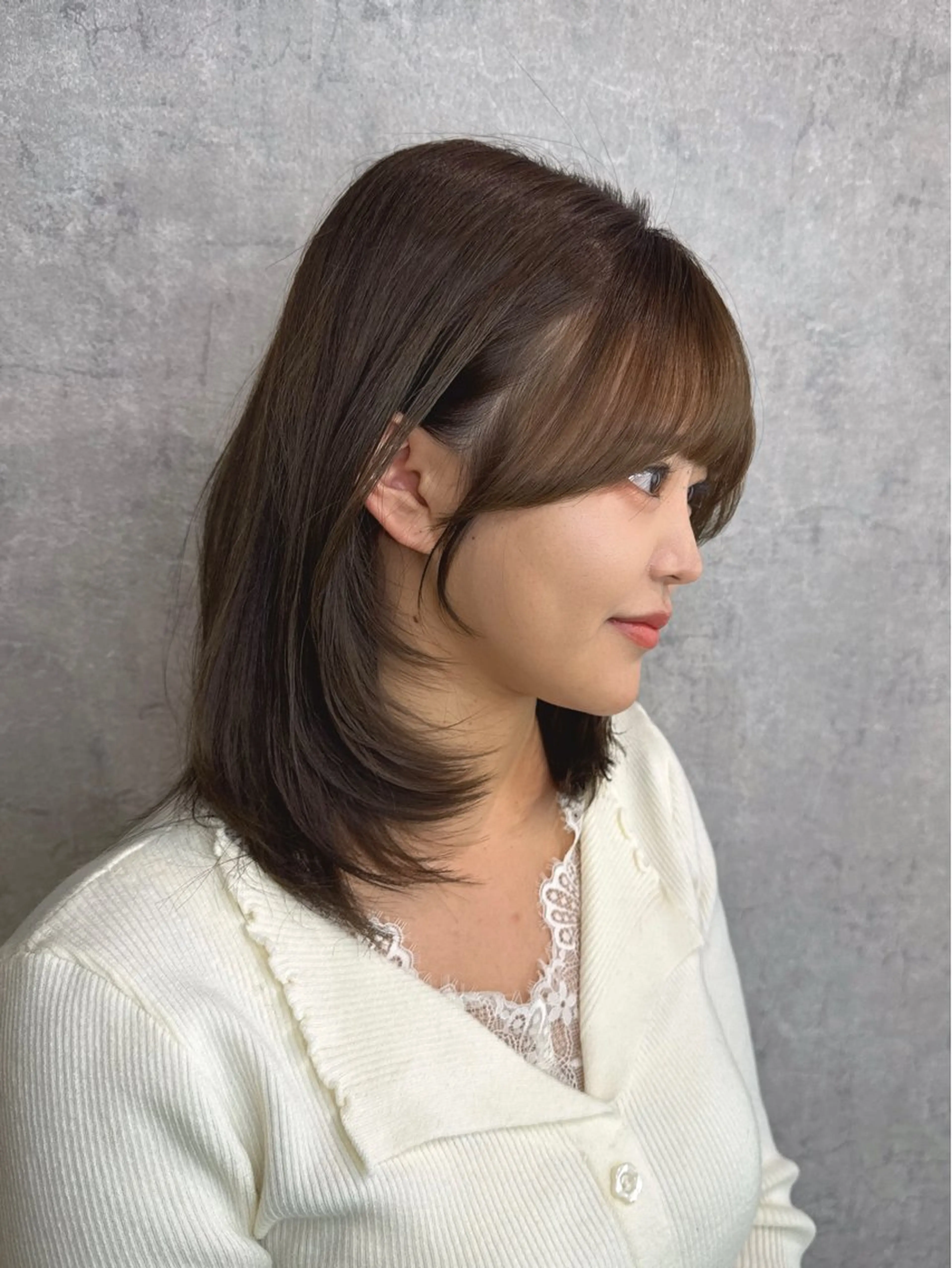 ミディアム トレンド韓国レイヤー 🇰🇷のんのヘアスタイル