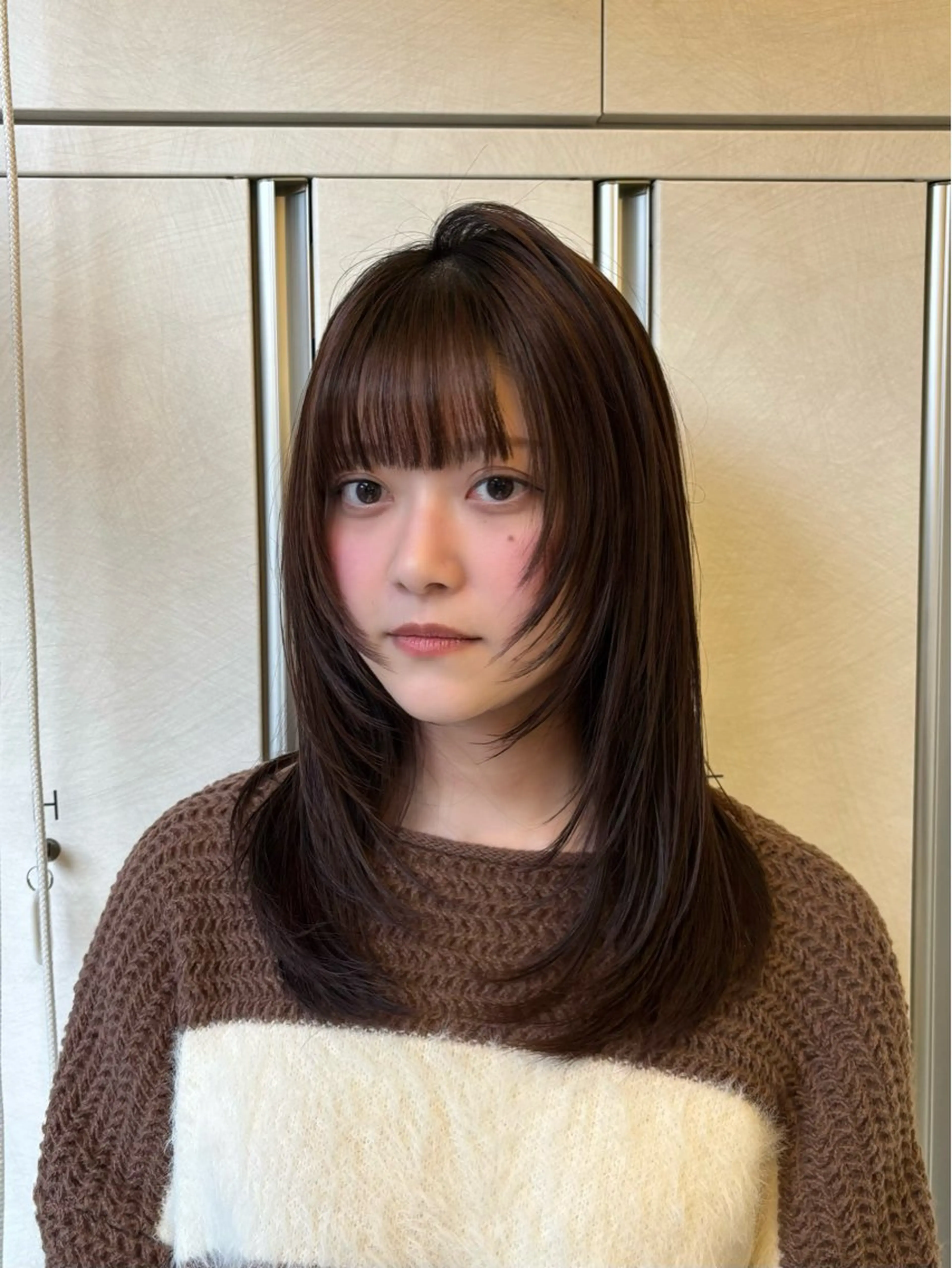 セミロング 🎼レイヤー/透明感 カラー/nene♬のヘアスタイル