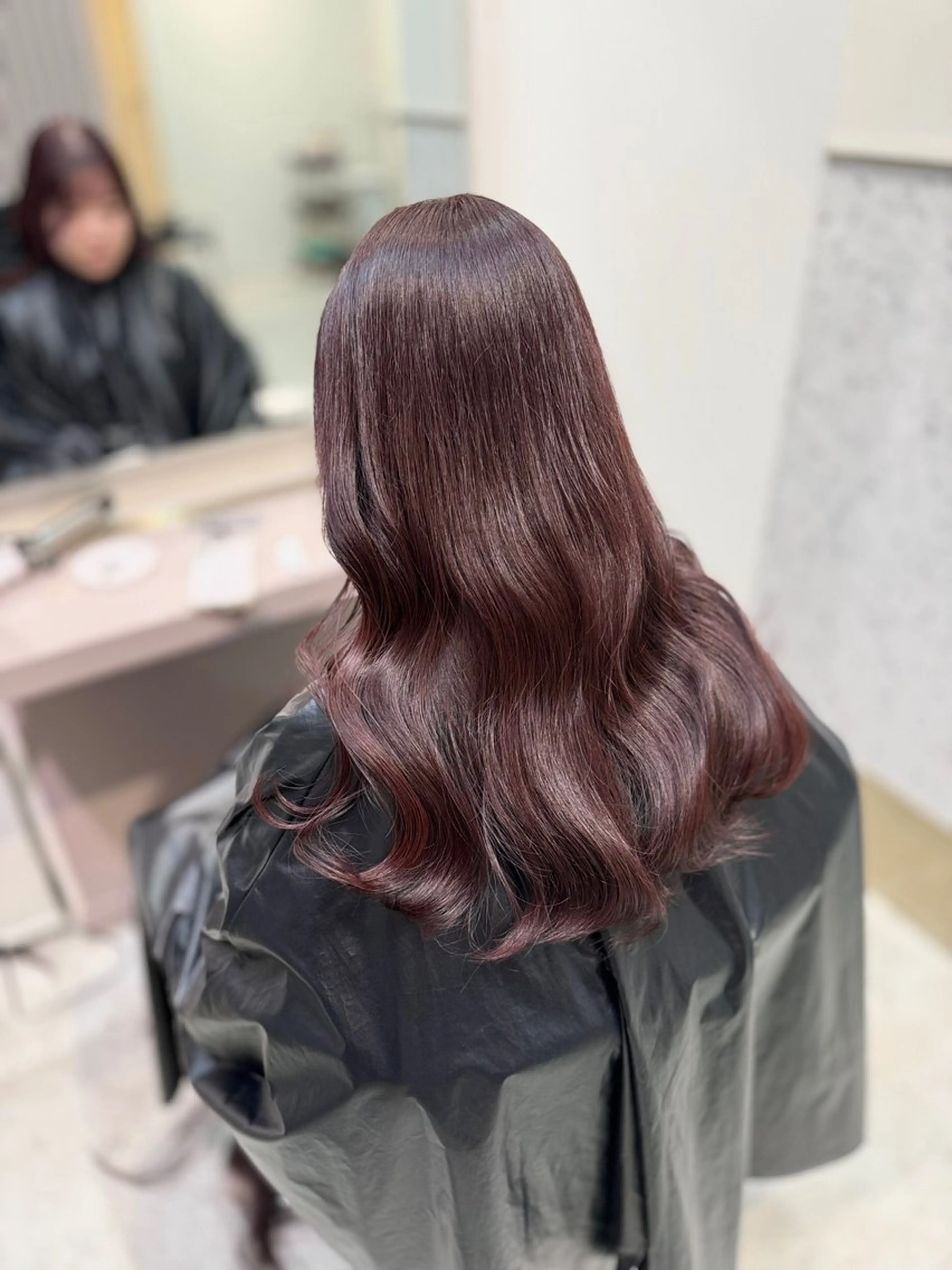 セミロング カラー ヘアアレンジ ヘアカラー トリートメント ヘッドスパ ヘアセット 完全💗マンツーマン marinのヘアスタイル