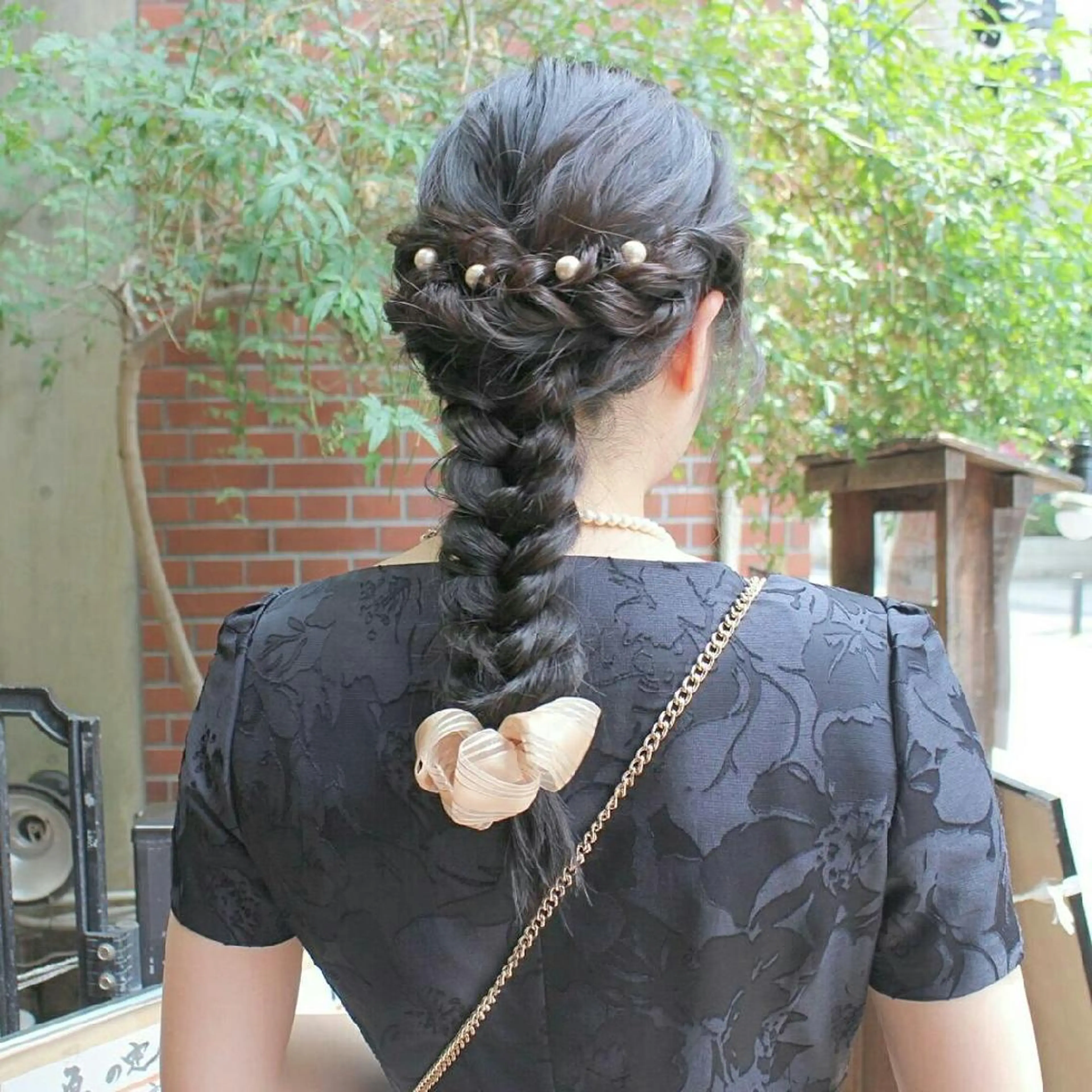 ヘアアレンジ クニモトハルナ ボブ/柔らかカラーのヘアスタイル