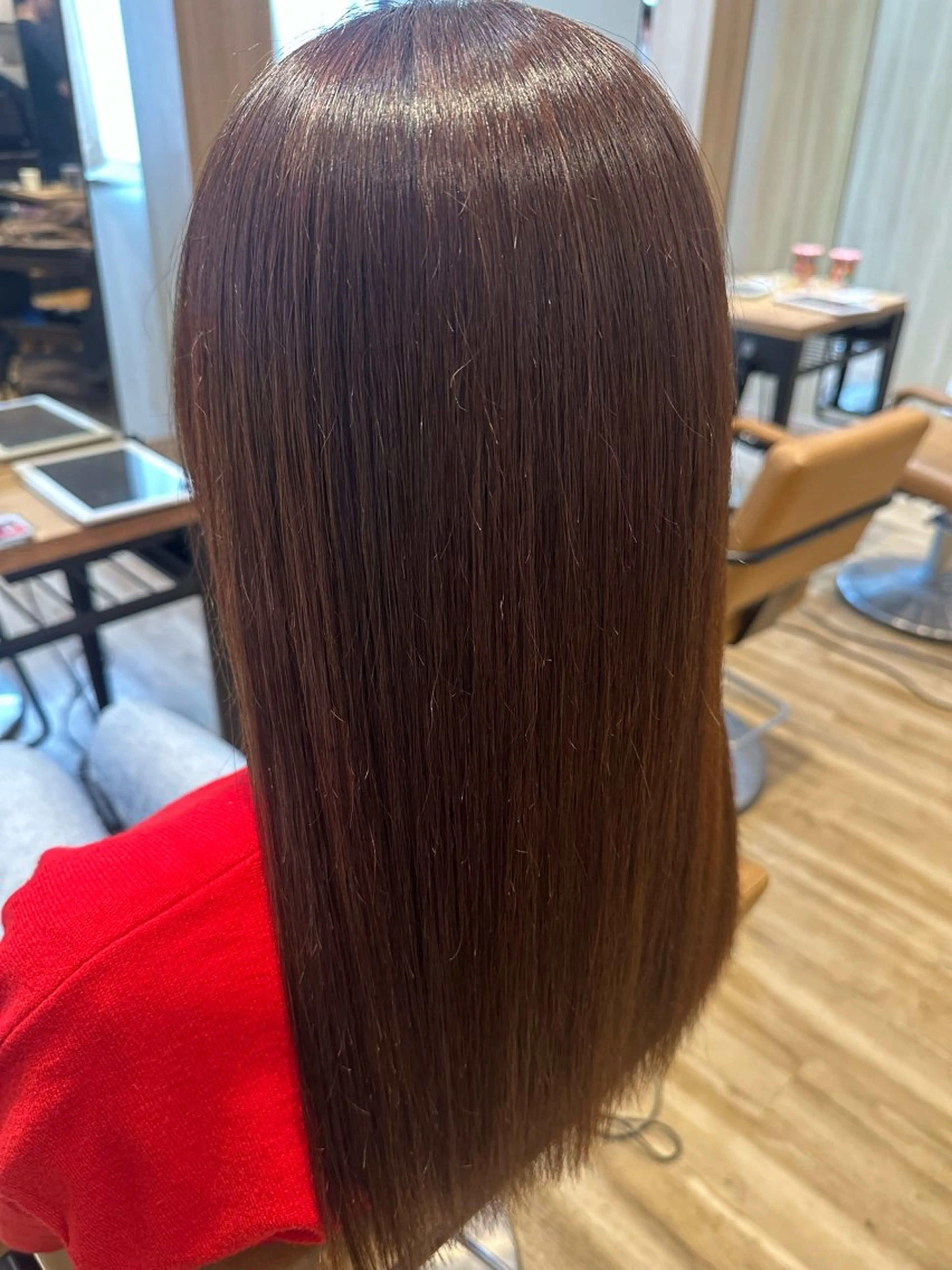 ミディアム カラー パーマ カット ヘアカラー 縮毛矯正 トリートメント ✨✂️Nori ✂️✨のヘアスタイル