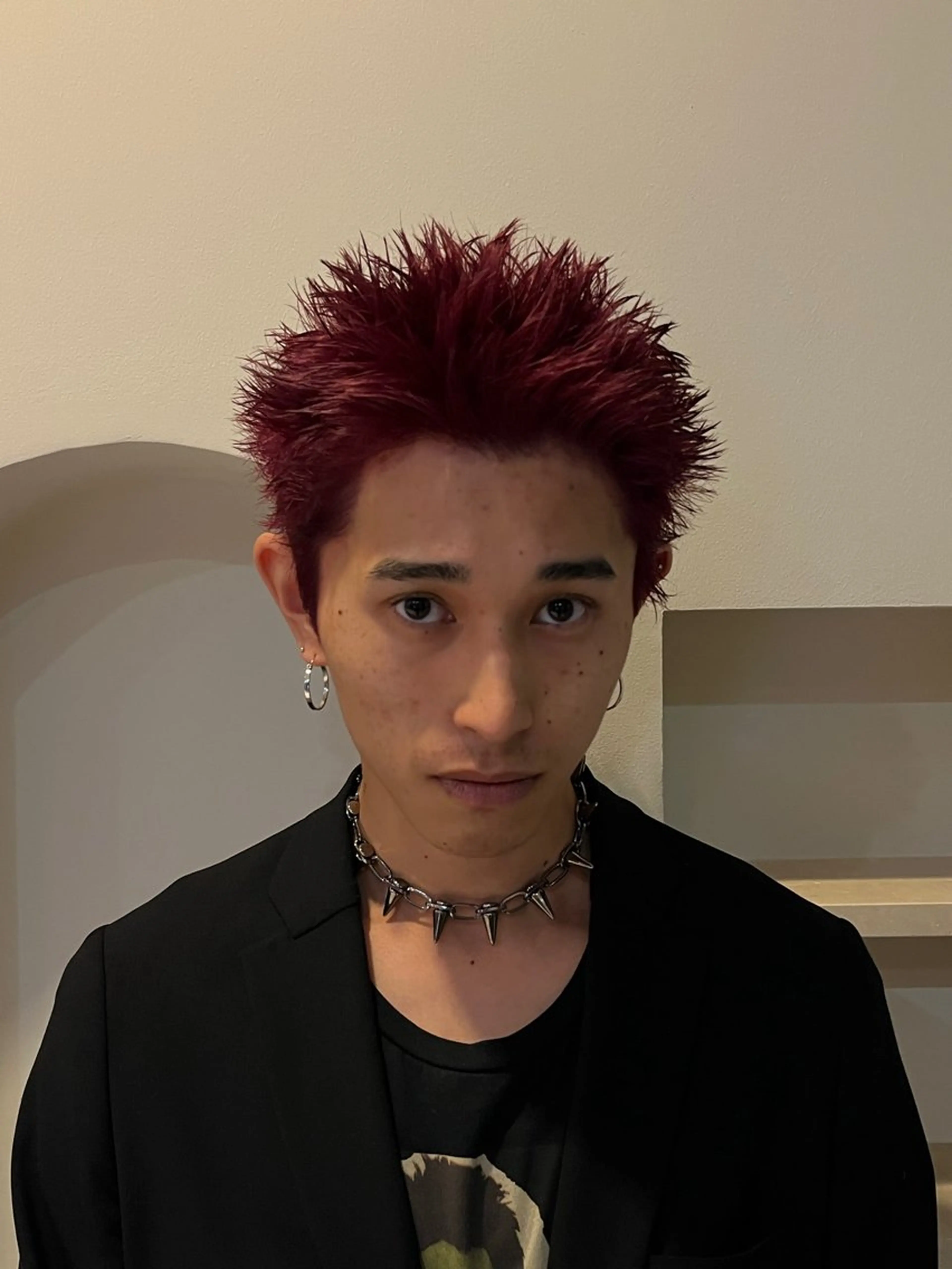 ショート カラー メンズ メンズブリーチ ブリーチ 野呂 育摩のヘアスタイル