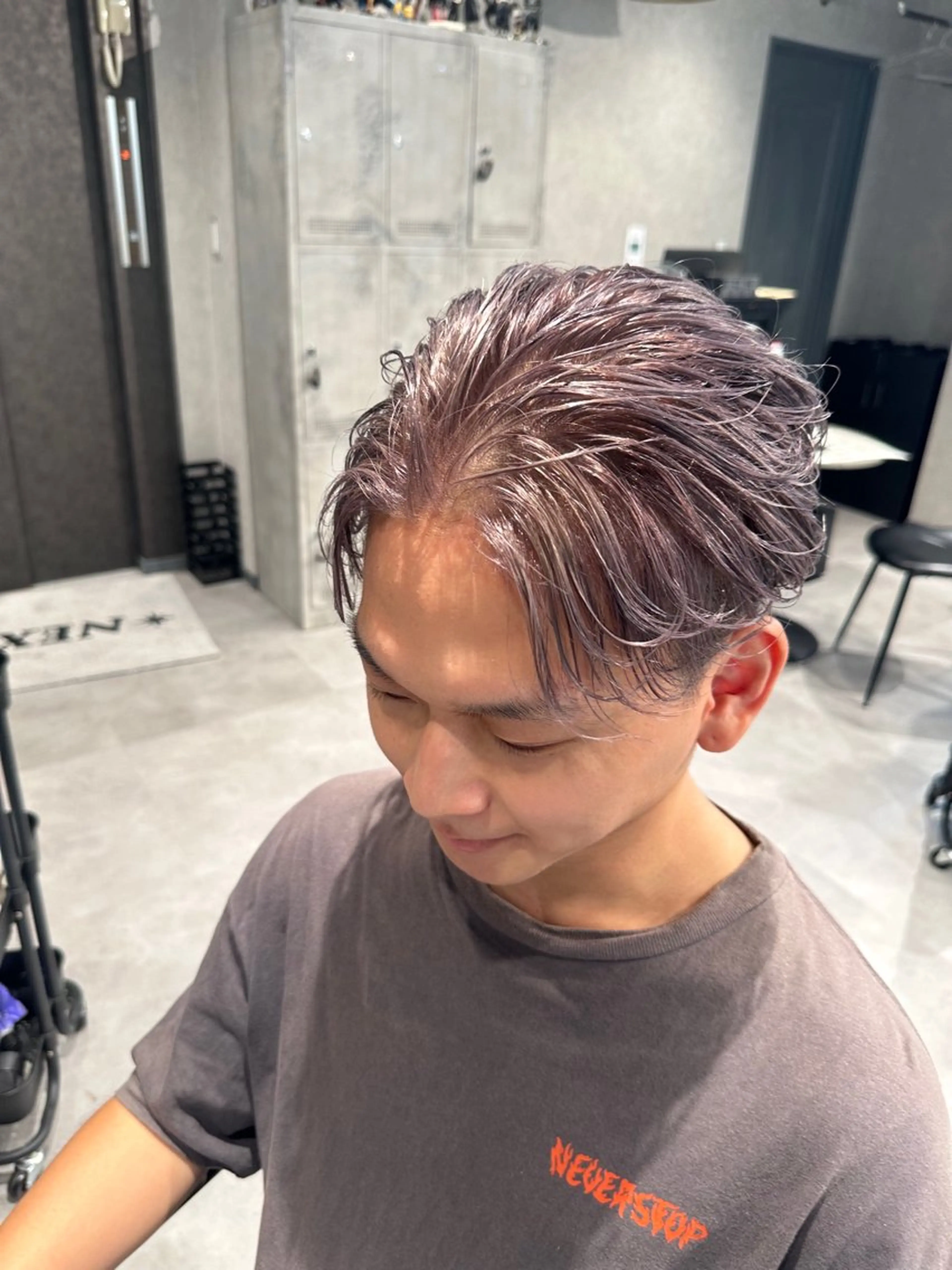 ショート カラー ヘアアレンジ メンズ メンズヘア静岡 ✂︎Ryuheiのヘアスタイル
