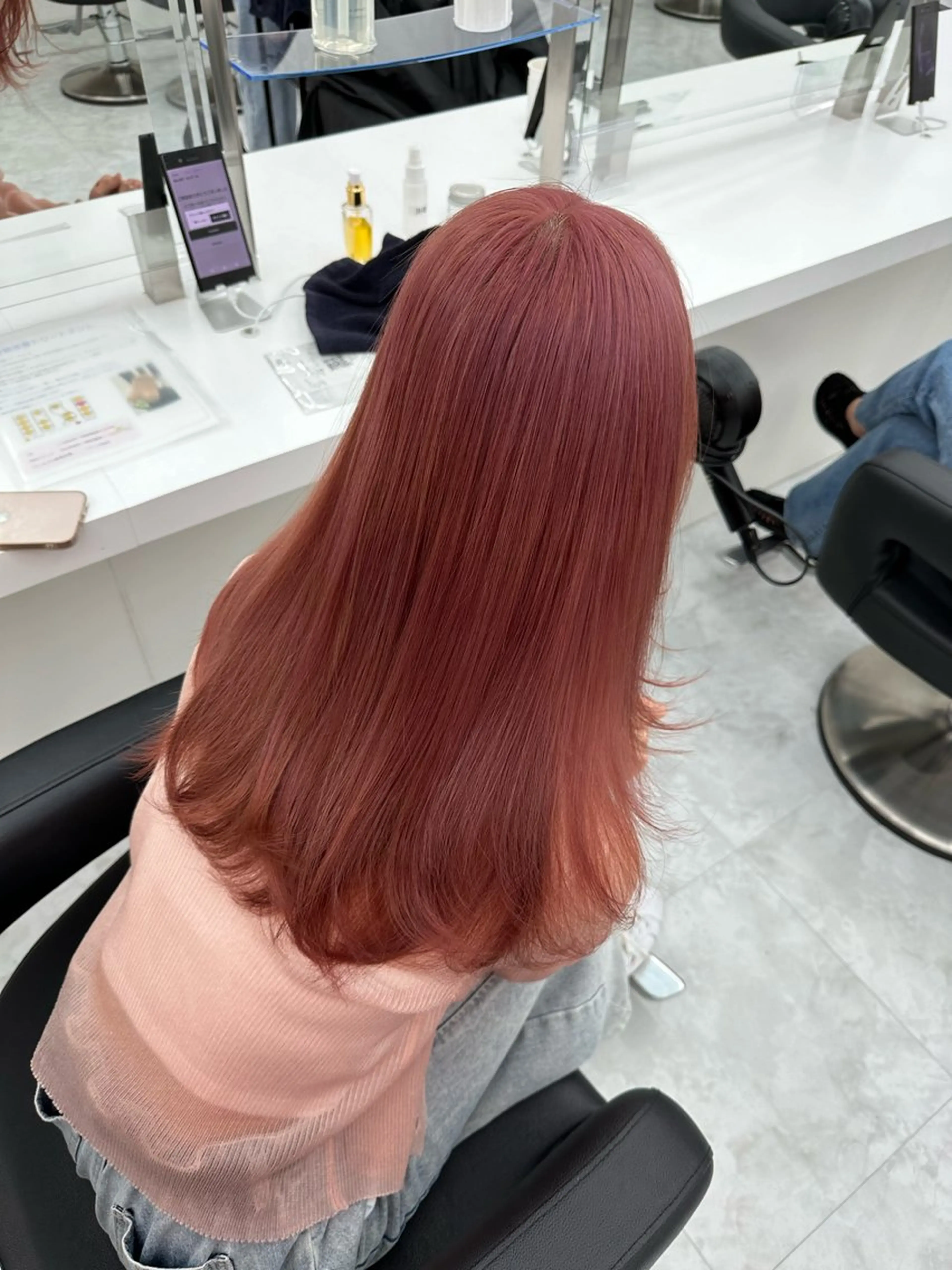 セミロング ヘアカラー トリートメント ヘッドスパ ヘアセット rio🧚🏻‍♀️ 暖色/グレージュのヘアスタイル