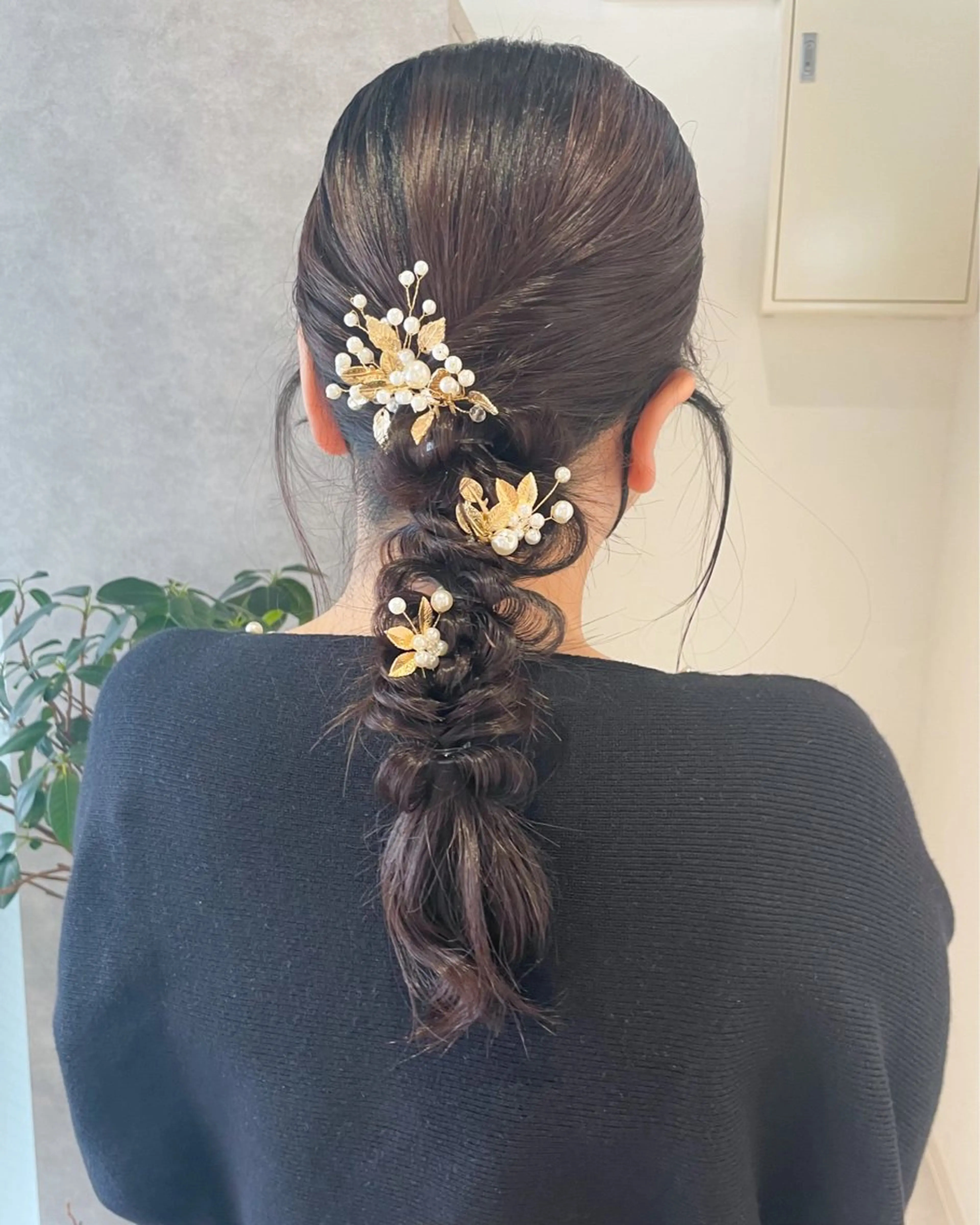 ヘアアレンジ ダブルカラー,透け カラーHINARIのヘアスタイル