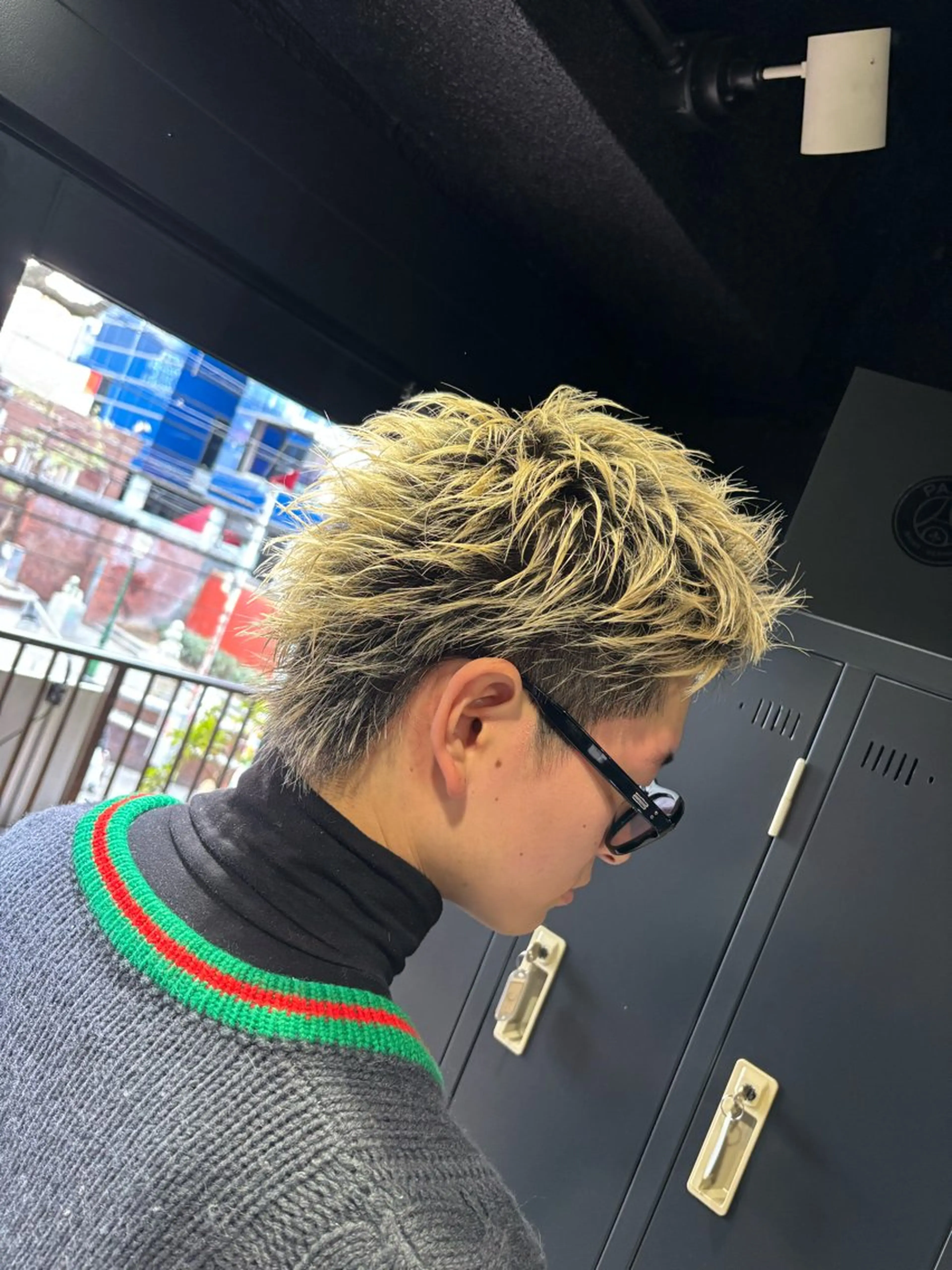 ショート メンズ 刈り上げ カット ヘッドスパ ヘアセット メンズパーマ/難波/ 心斎橋　室園亮佑のヘアスタイル