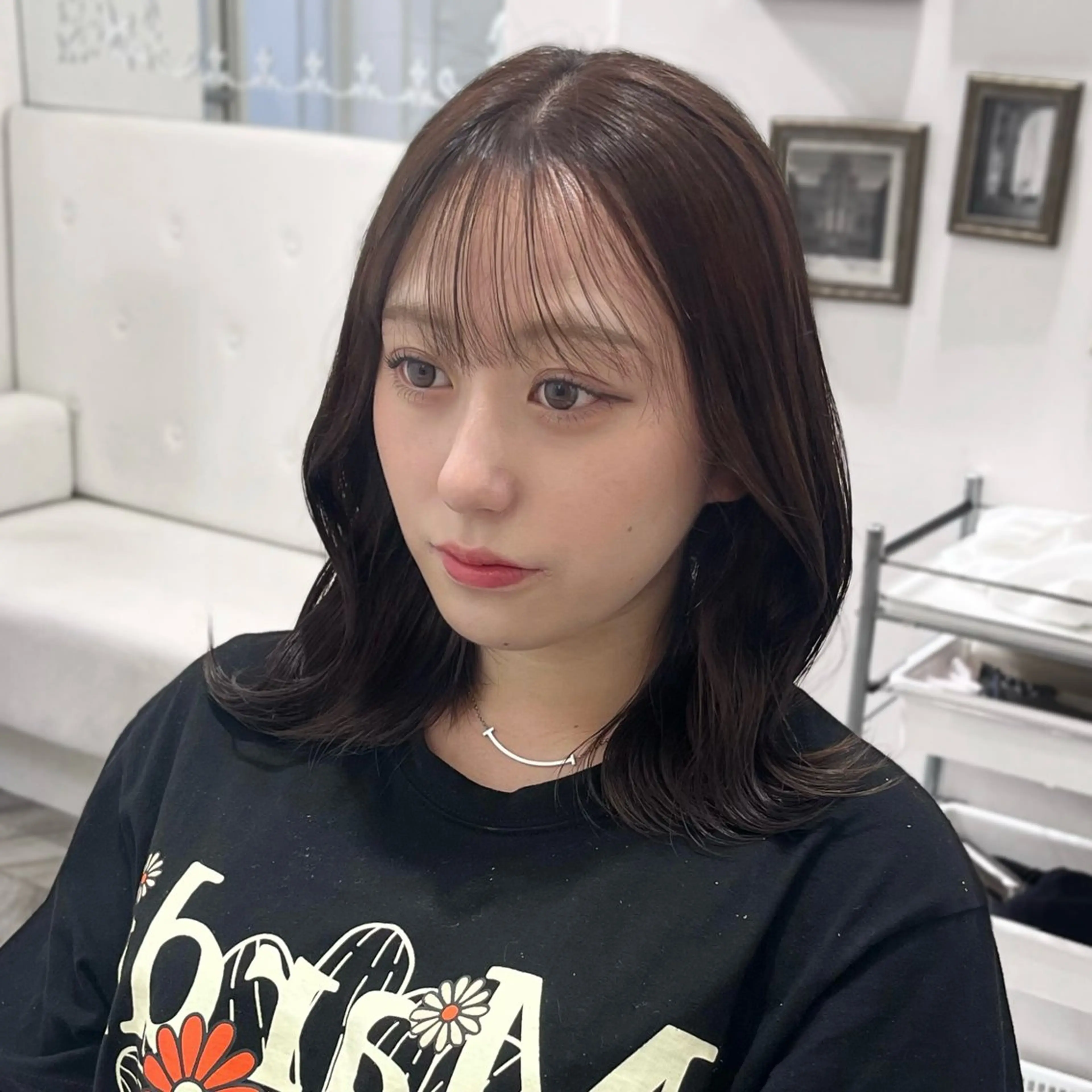 ミディアム カラー ヘアカラー Parve Mix 森 美遥🇰🇷🩶のヘアスタイル