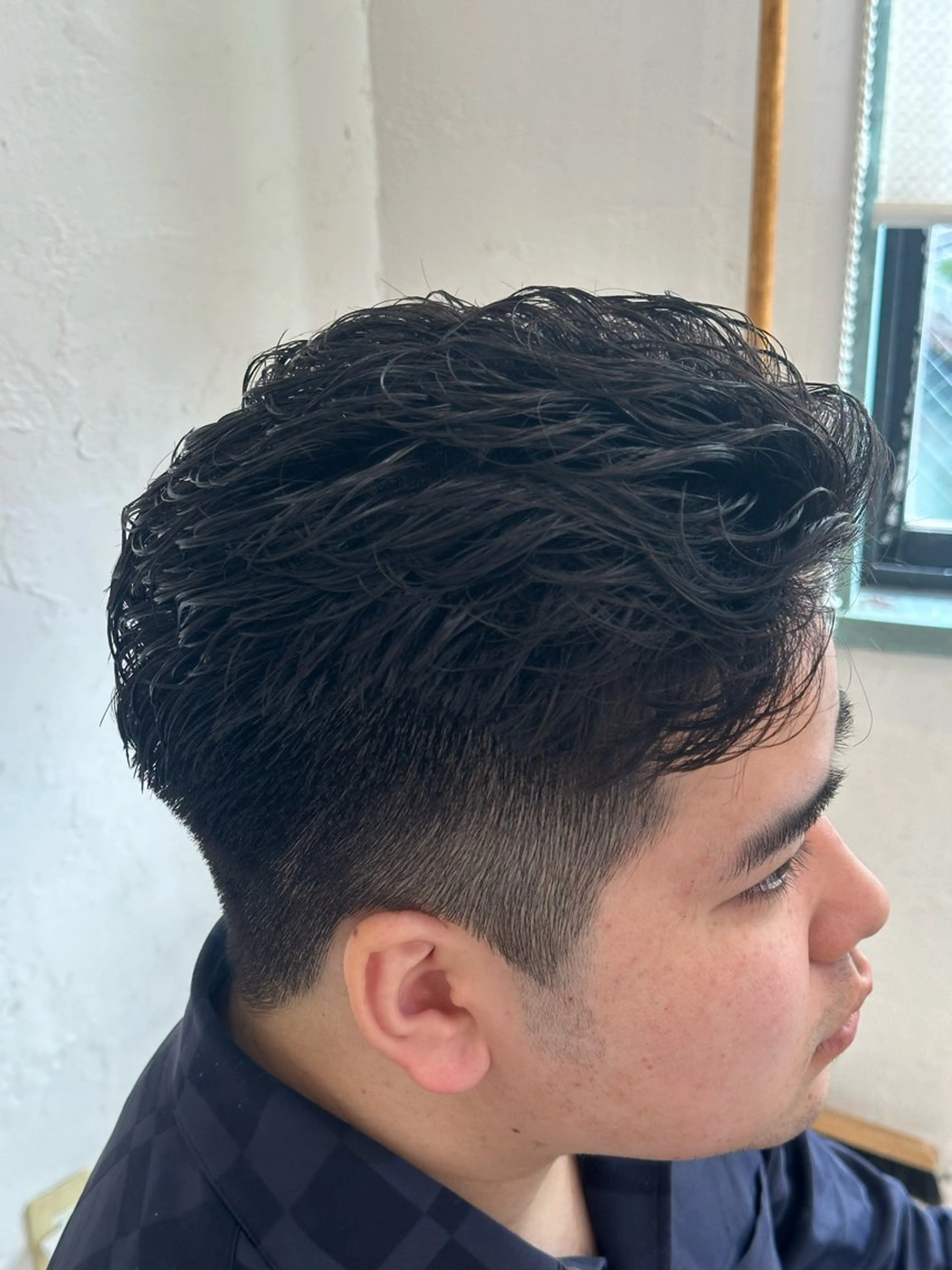 ショート パーマ メンズ カット パーマ スパイキー/ ピンパーマ/緑川雄也のヘアスタイル