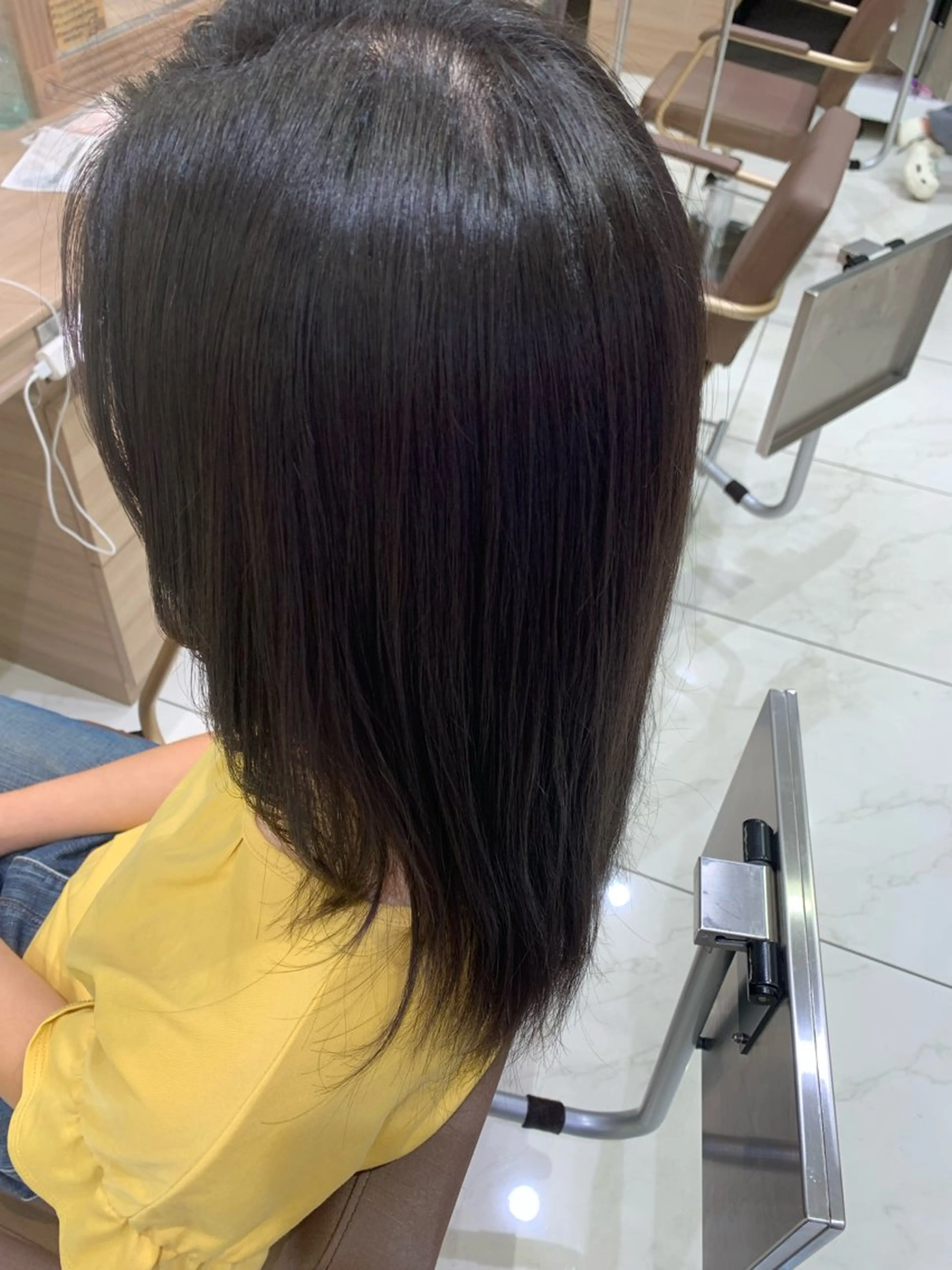 ミディアム 縮毛矯正 縮毛募集中🔥 小平悠人のヘアスタイル