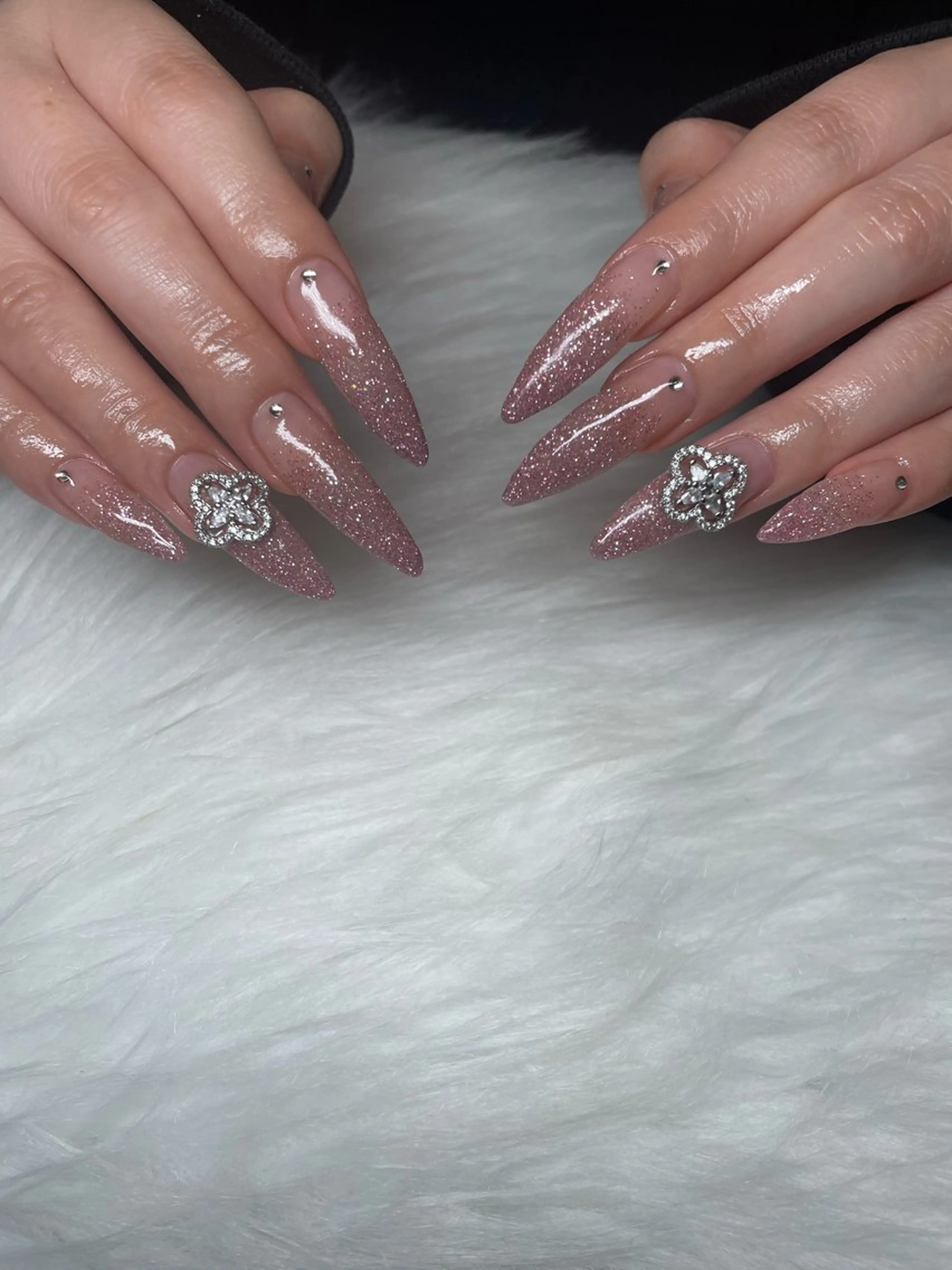 ネイル 長さ出し ハンドネイル ulu🌼 nanaのネイルデザイン