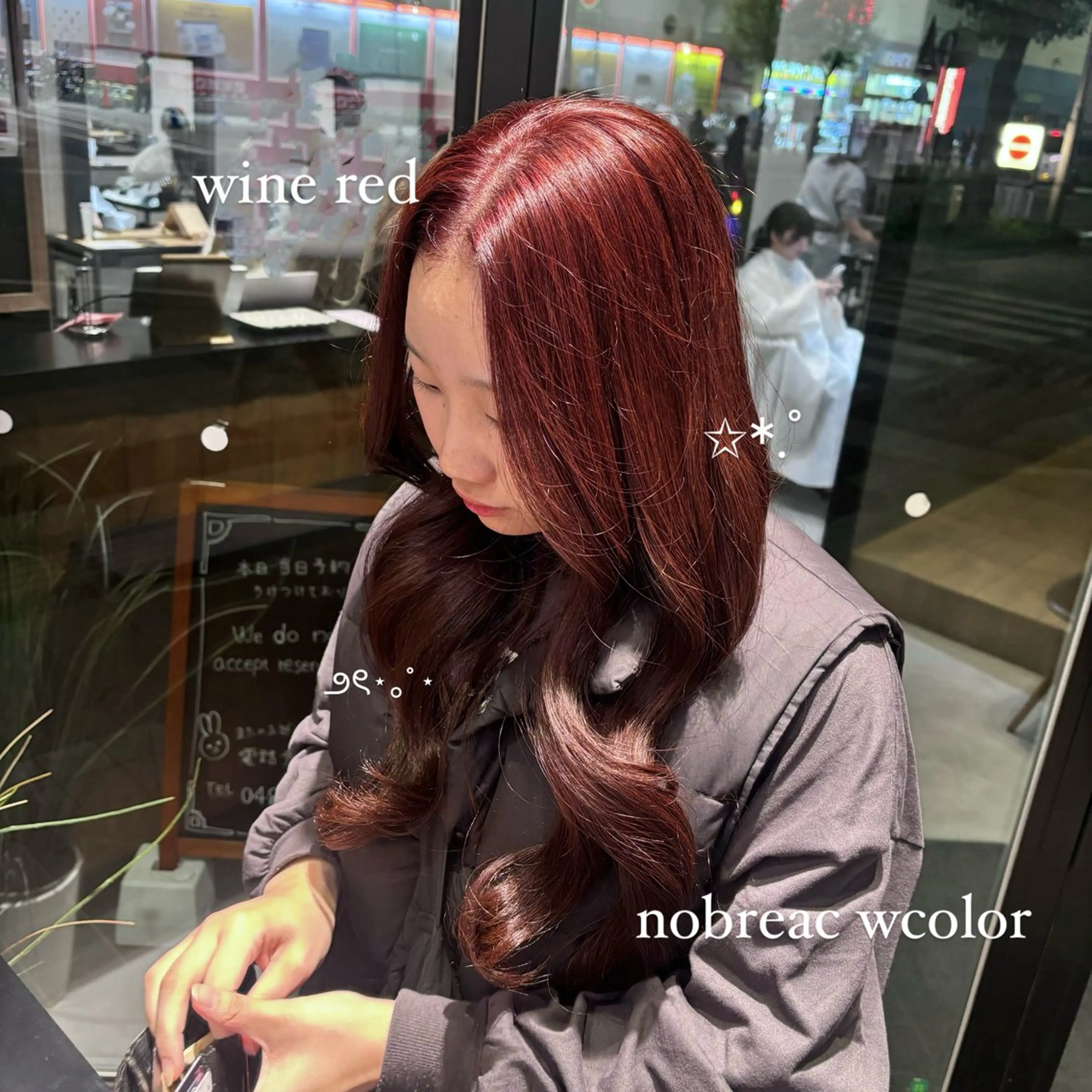 ロング カラー Natsuki/韓国 ボブ/レイヤーカットのヘアスタイル