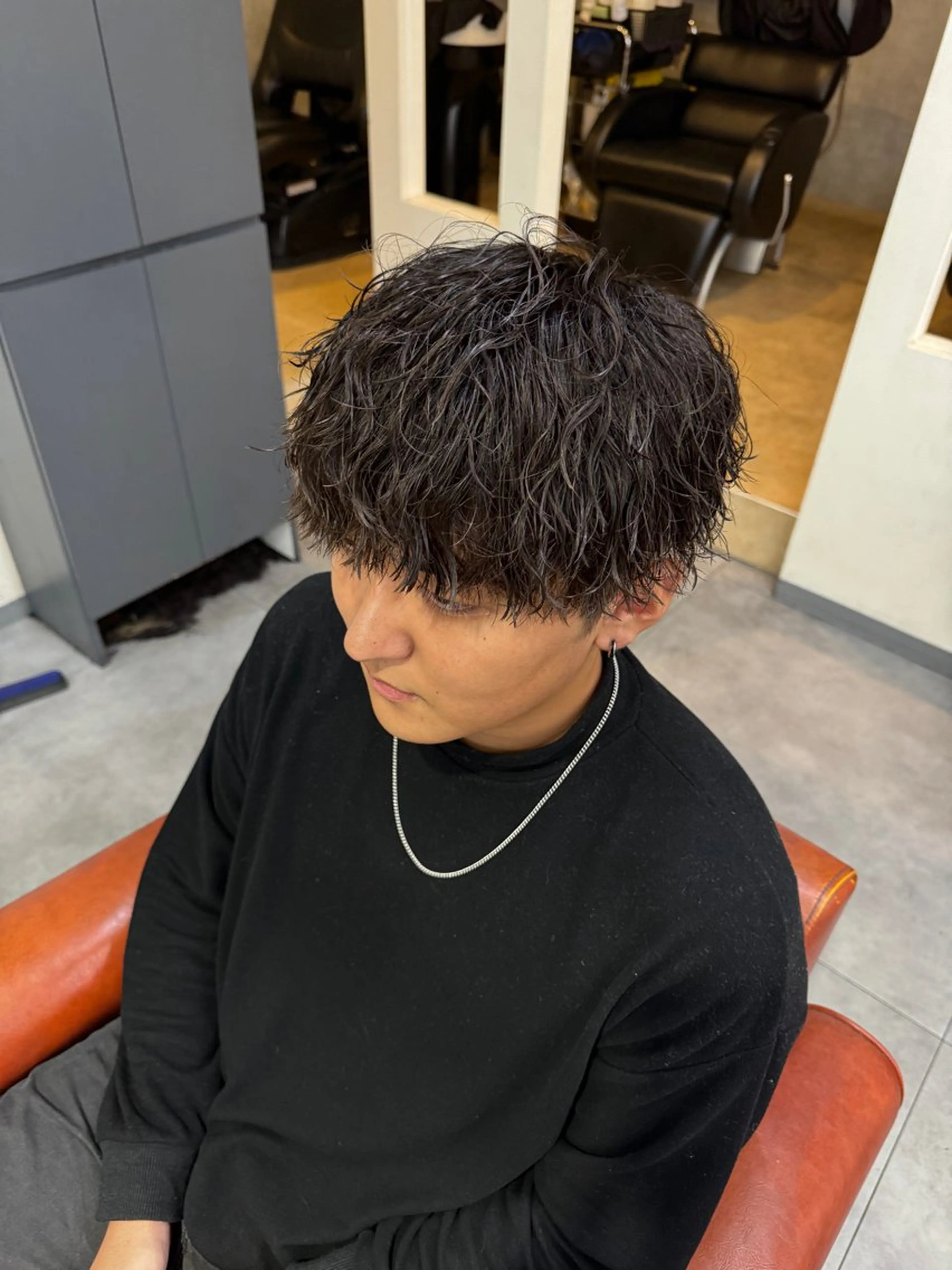 パーマ メンズ 京都駅/メンズサロン 山田司のヘアスタイル