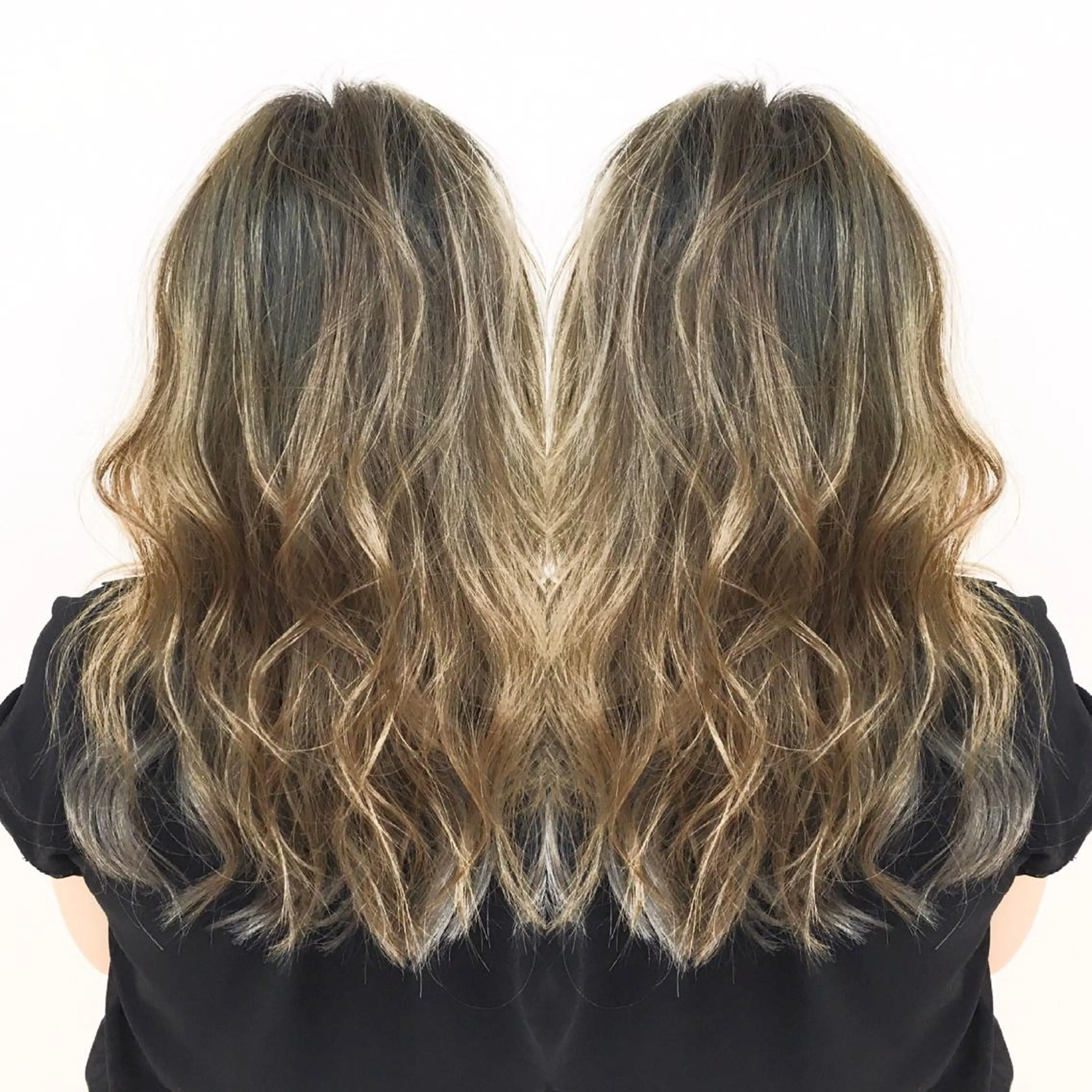 セミロング 外国人風カラー レイヤーカット ❤️千葉県代表❤️ 店長❤️柿本翔一朗のヘアスタイル