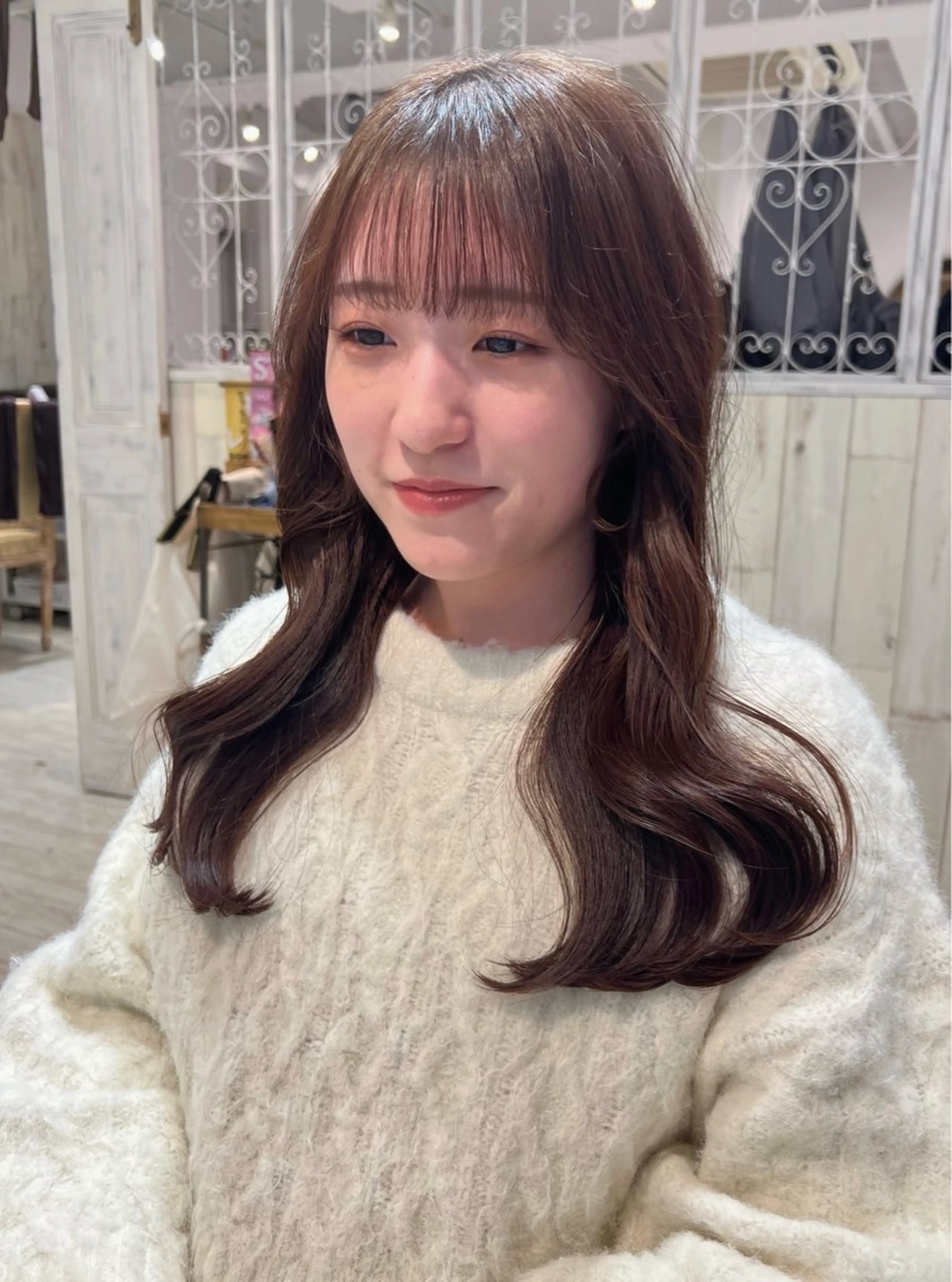 ロング カラー ヘアカラー 韓国ヘア 🎀華澄のヘアスタイル