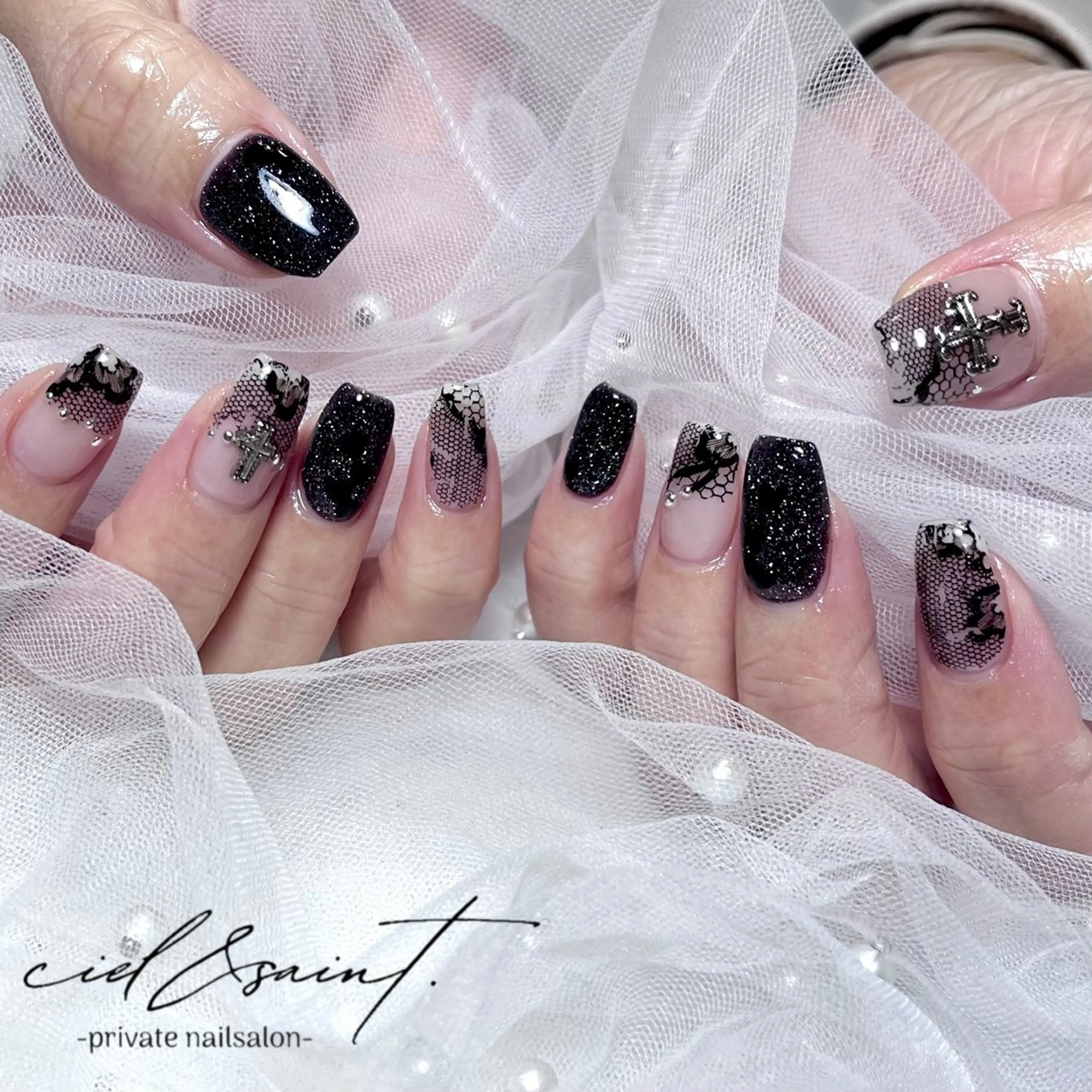 ネイル ハンドネイル nail salon ciel&saintのネイルデザイン