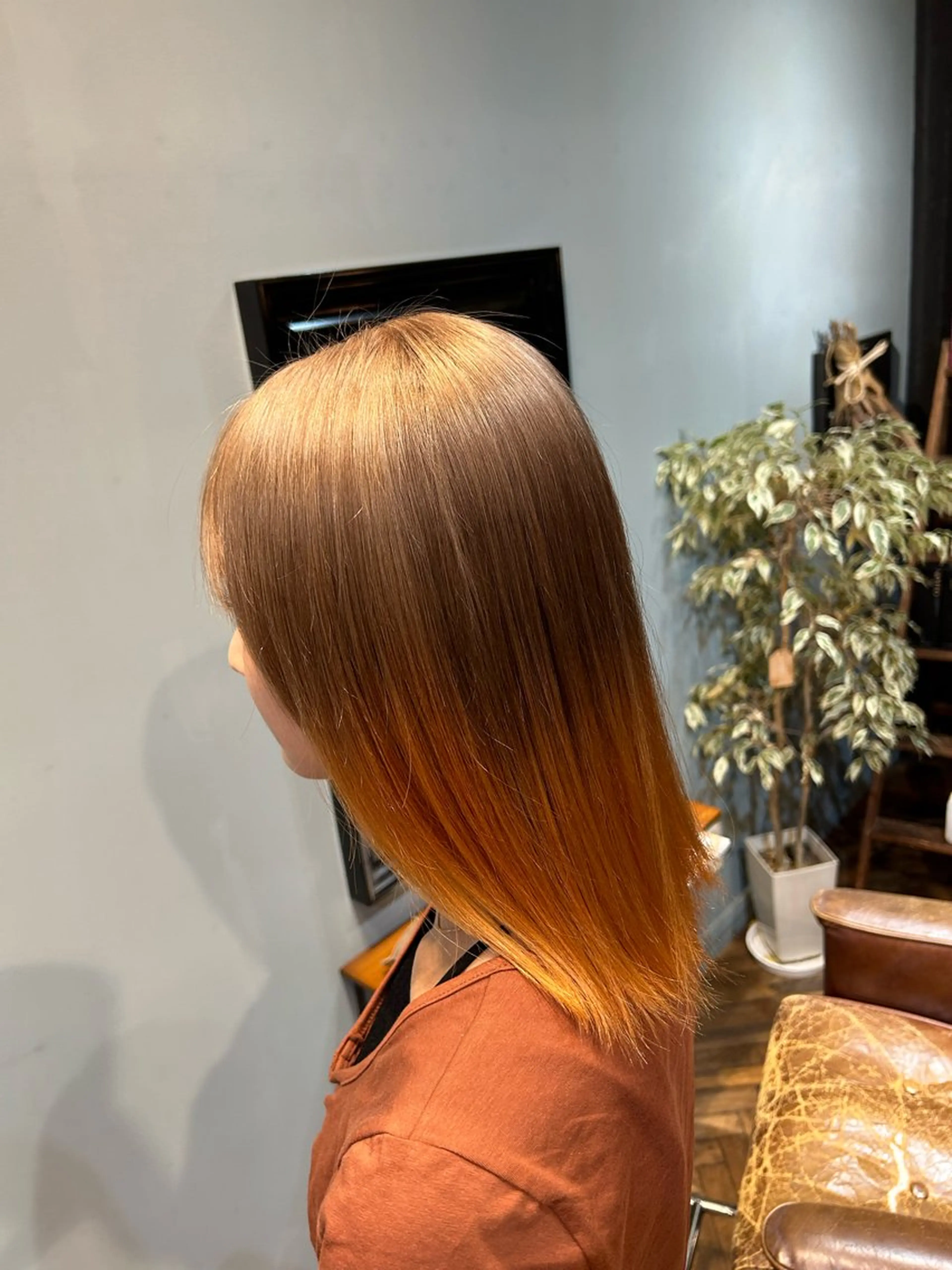 ミディアム 樋富 優香のヘアスタイル