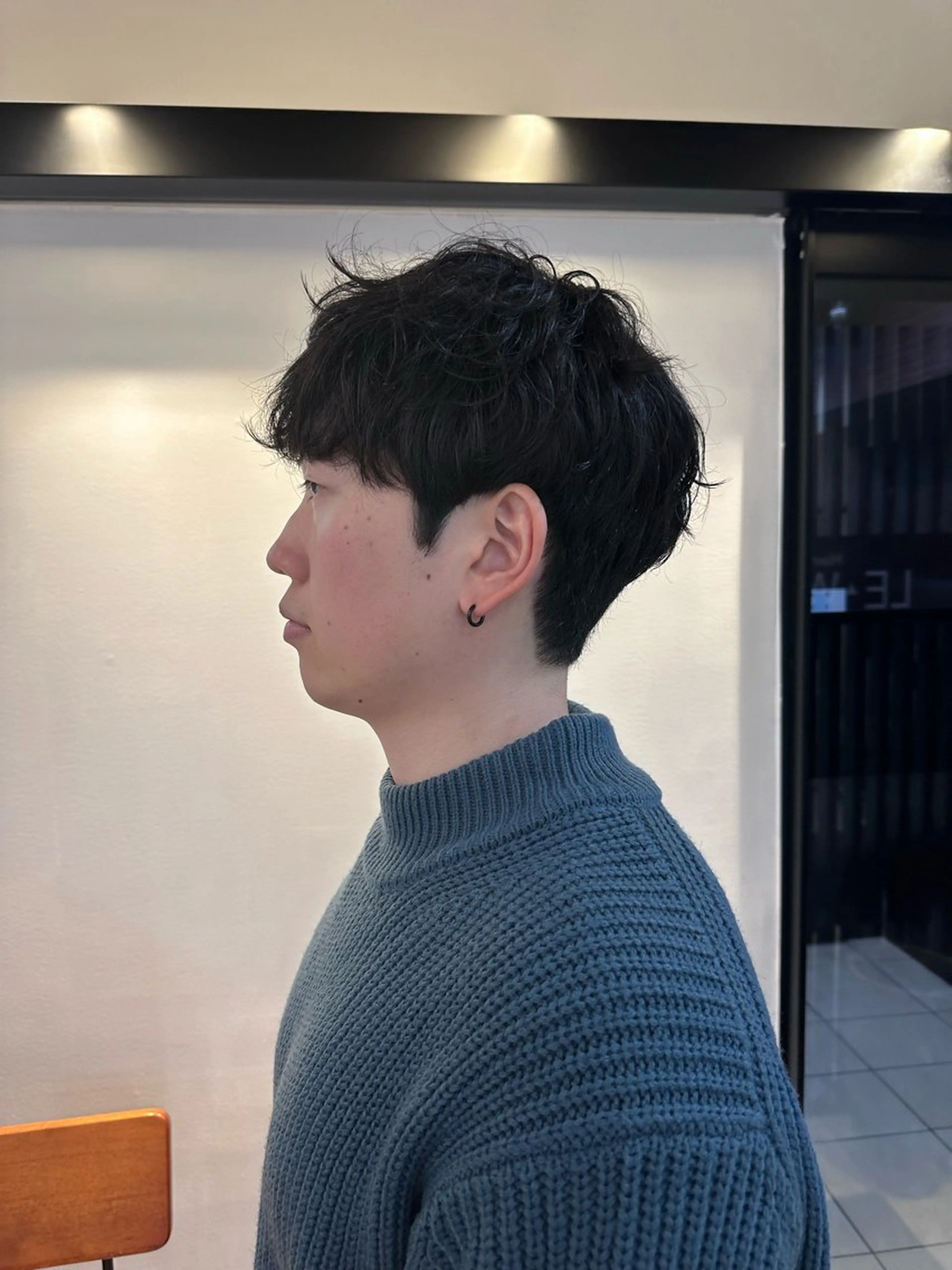 パーマ メンズ mio/【日本橋】 撮影モデルのヘアスタイル