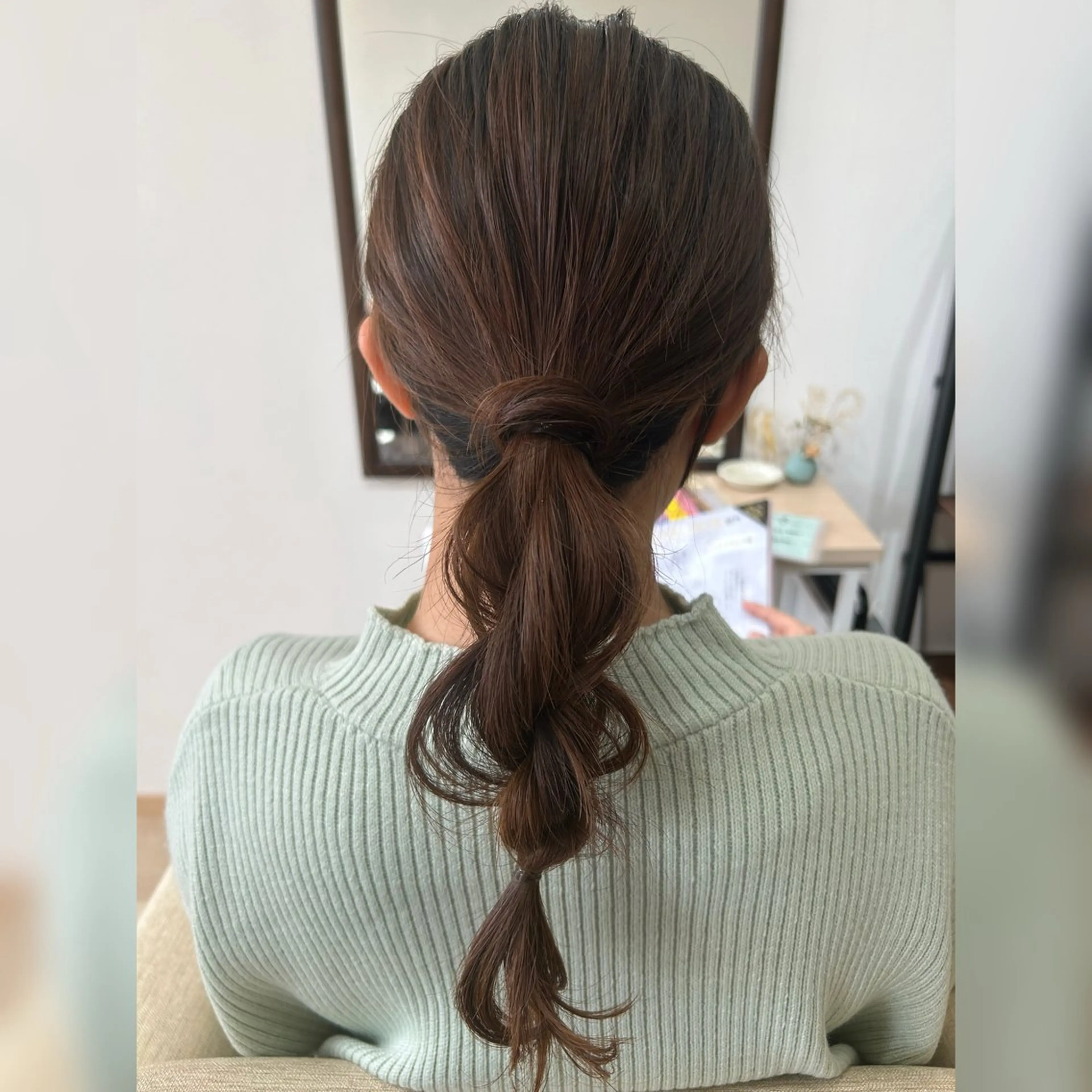 ロング カット ヘアセット お子様と美容室🧸 HidamaRi絢菜のヘアスタイル