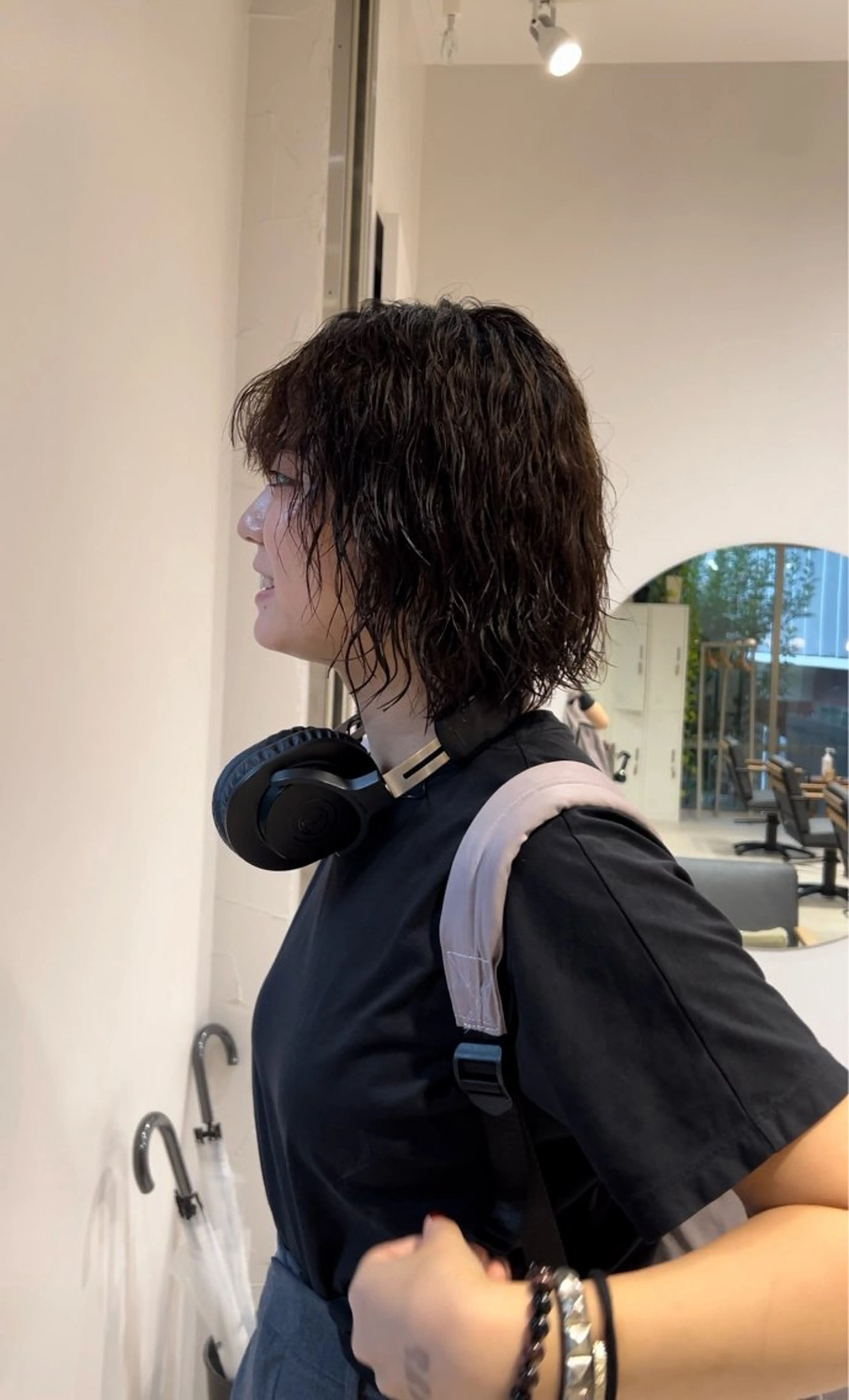 ミディアム カラー パーマ パーマ/ボブ /レイヤー チヒロのヘアスタイル