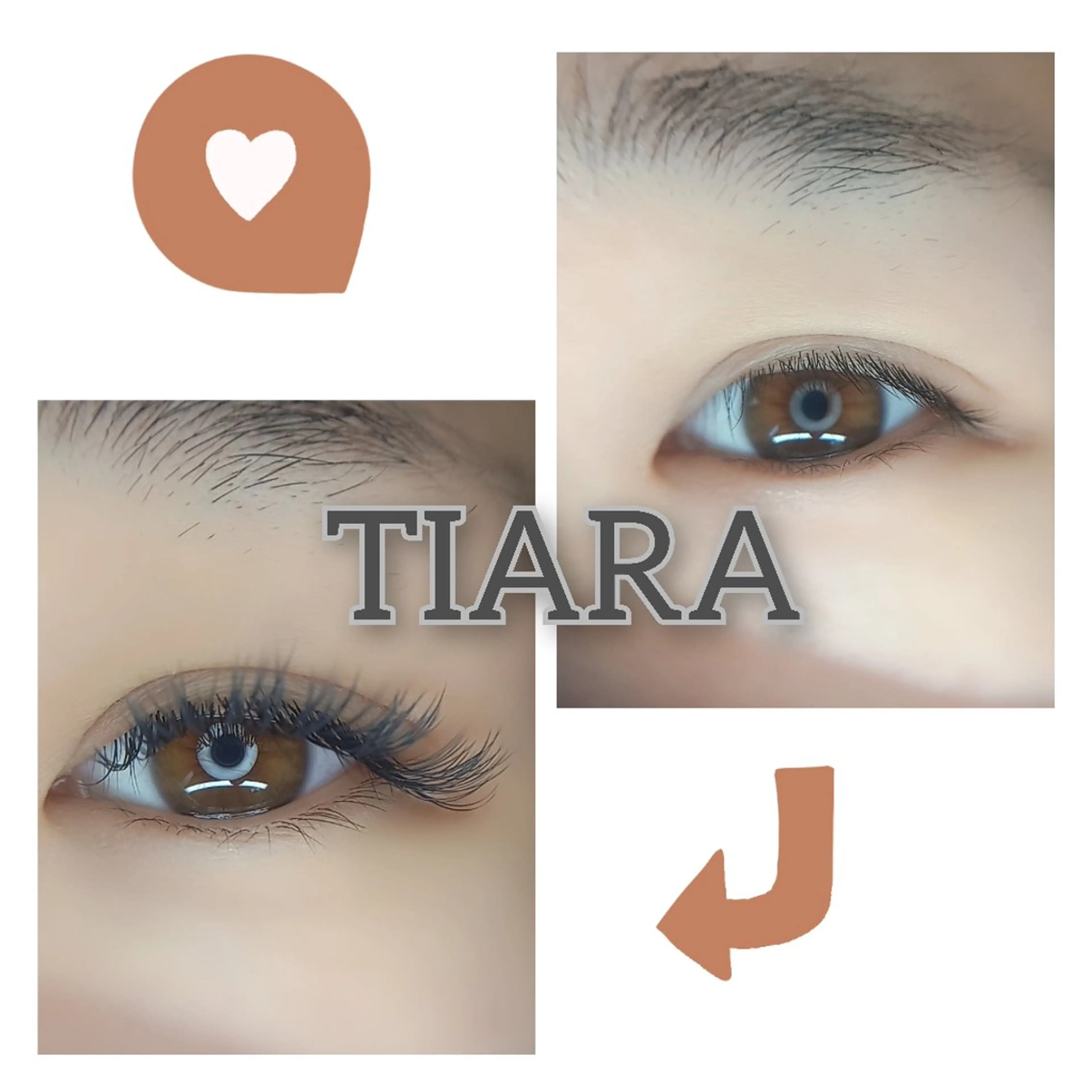 マツエク・マツパ フラットラッシュ マツエク 💡次世代LED -TIARA💡のマツエク・マツパデザイン