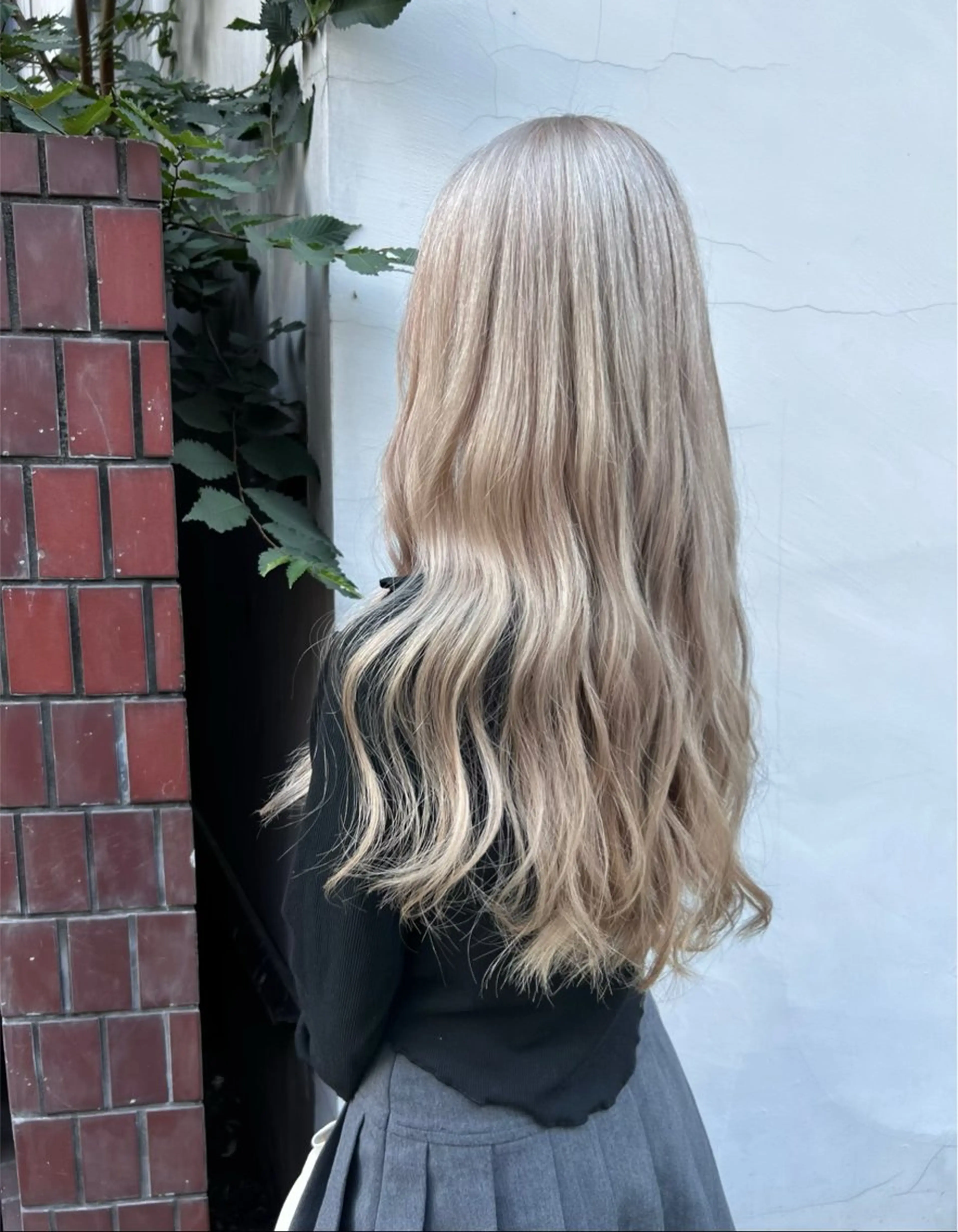 ロング カット ヘアカラー トリートメント 松本 夢のヘアスタイル