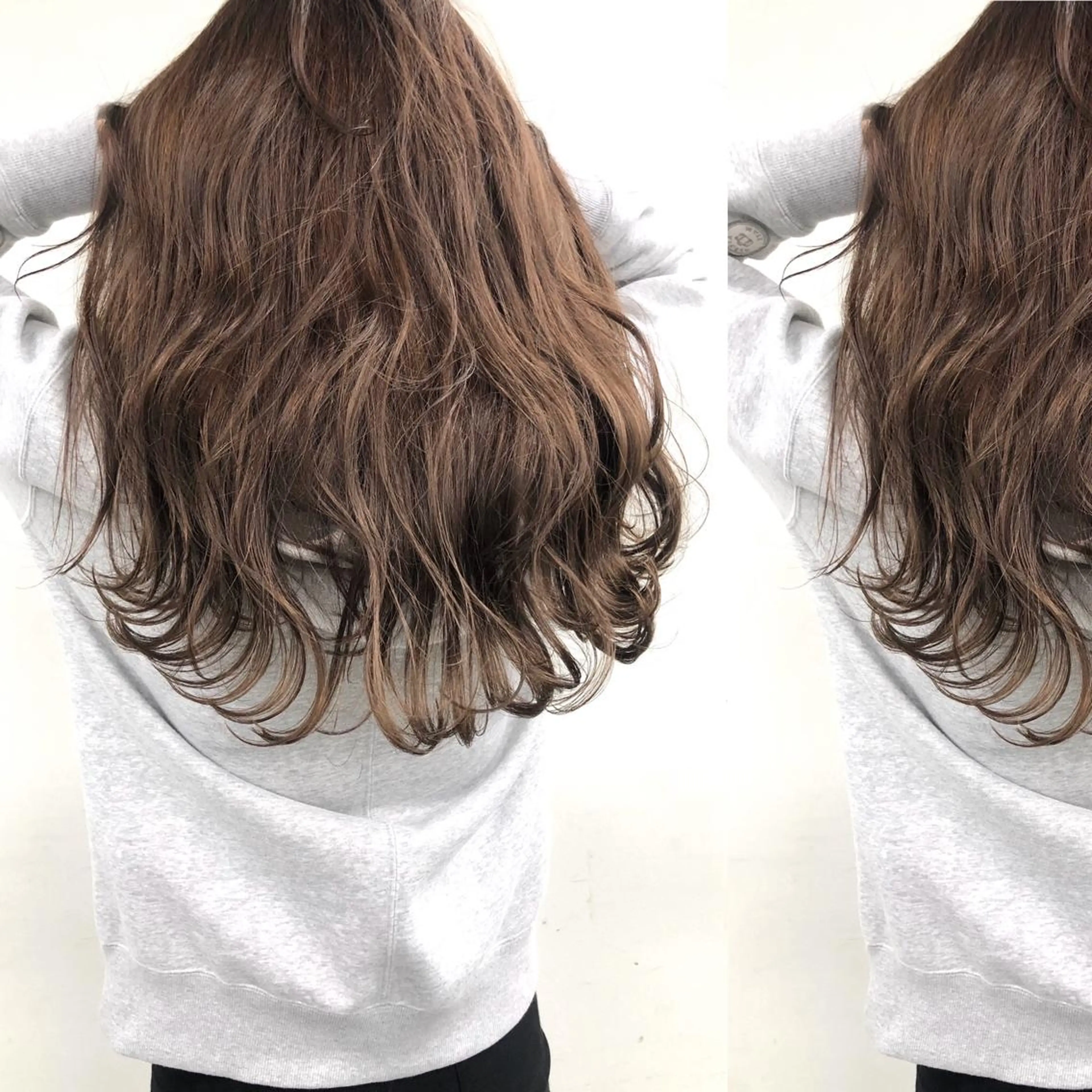 ロング ハイライト カット ヘアカラー トリートメント 小澤大輔 YOLO hairのヘアスタイル