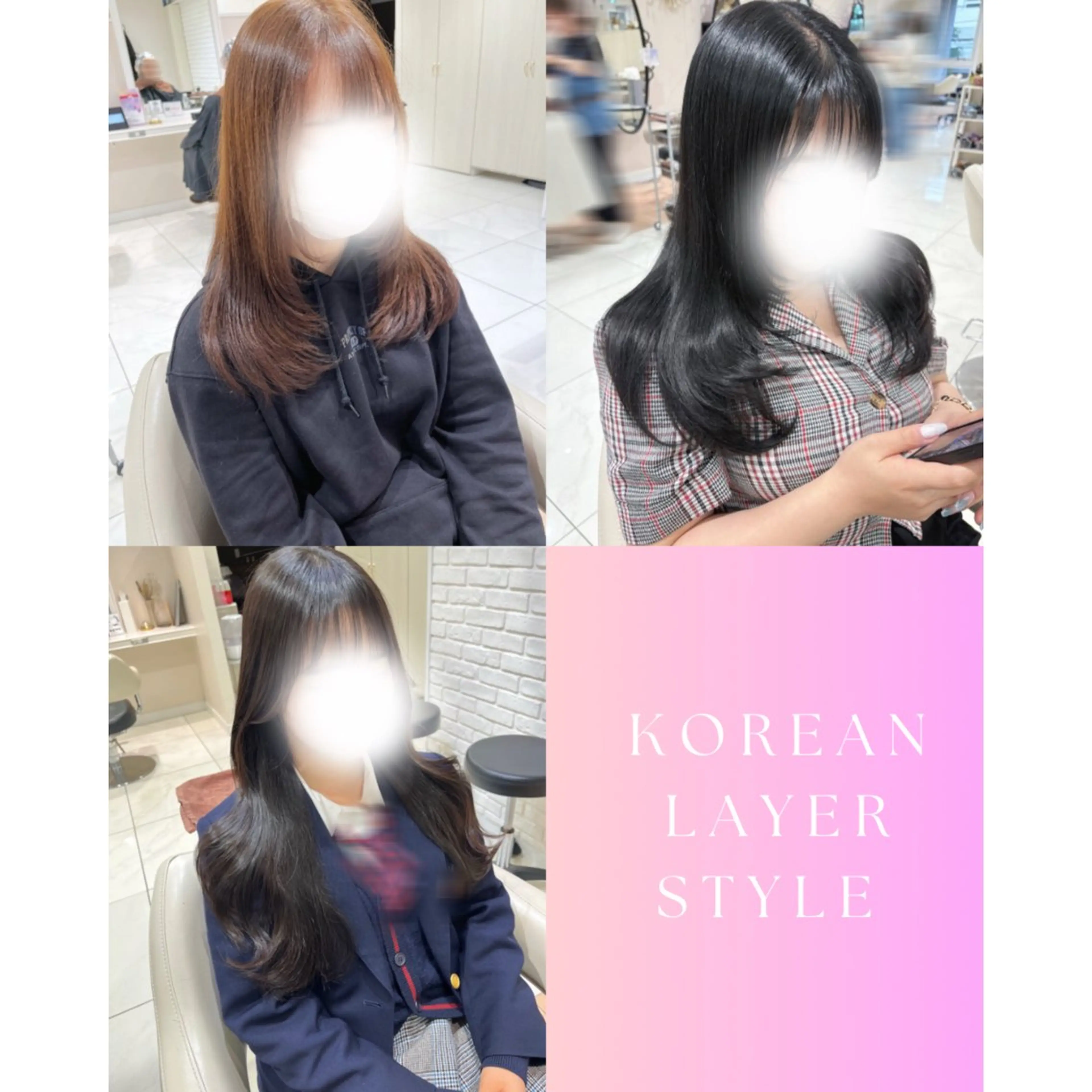 ロング カラー ヘアアレンジ カット ヘアカラー 韓国ヘア 🎀中川綾乃🎀のヘアスタイル