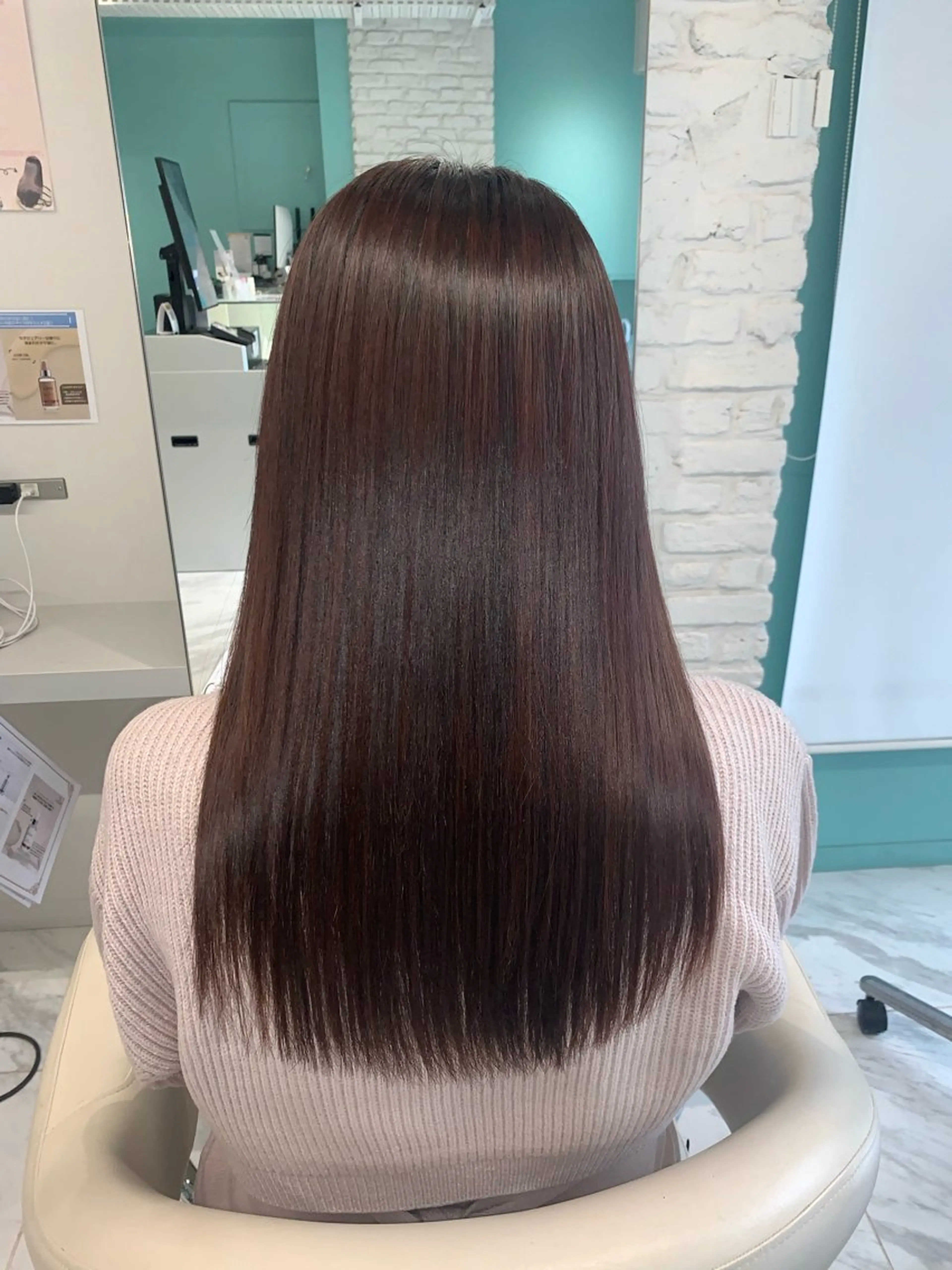 ロング 髪質改善 トリートメント 髪質改善ストレート/レイヤーカット/Lee  Horie所属・髪質改善/縮毛矯正 心斎橋/池本有宏のヘアスタイル