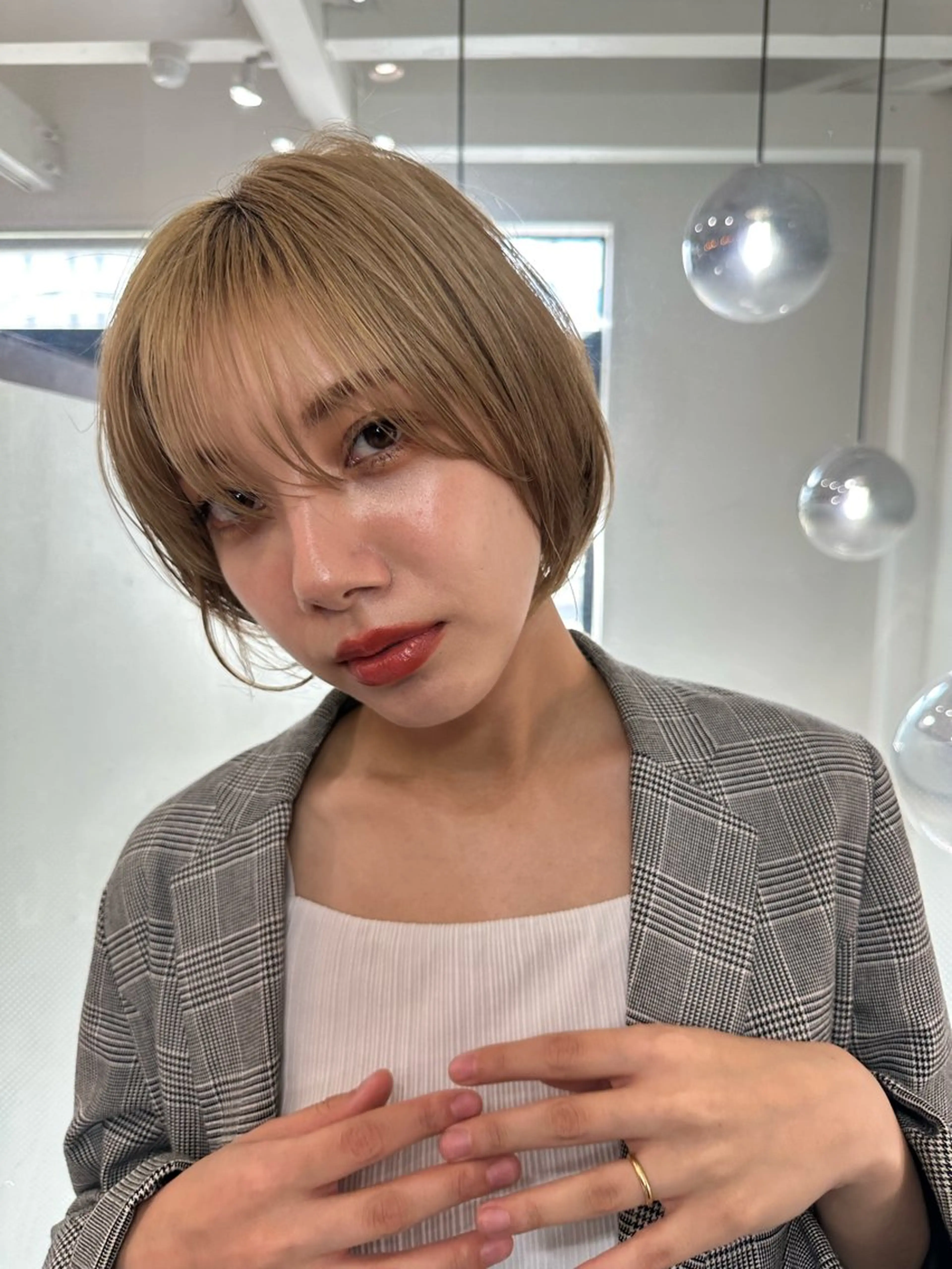 ショート ショートヘア カット ヘアカラー トリートメント ヘッドスパ taiga レイヤー /髪質改善/矯正🌈のヘアスタイル