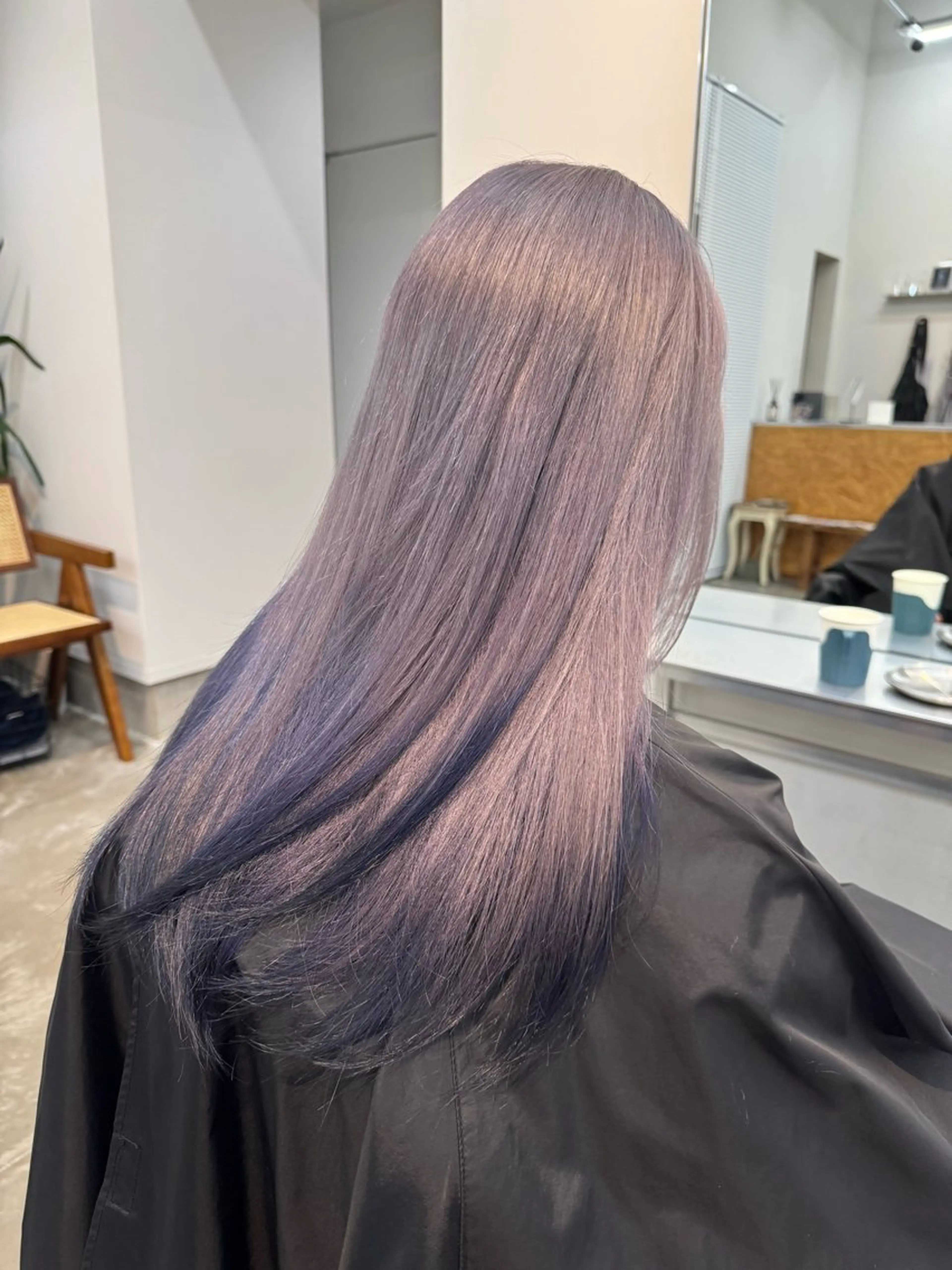 ロング ヘアカラー HAFU itsukiのヘアスタイル