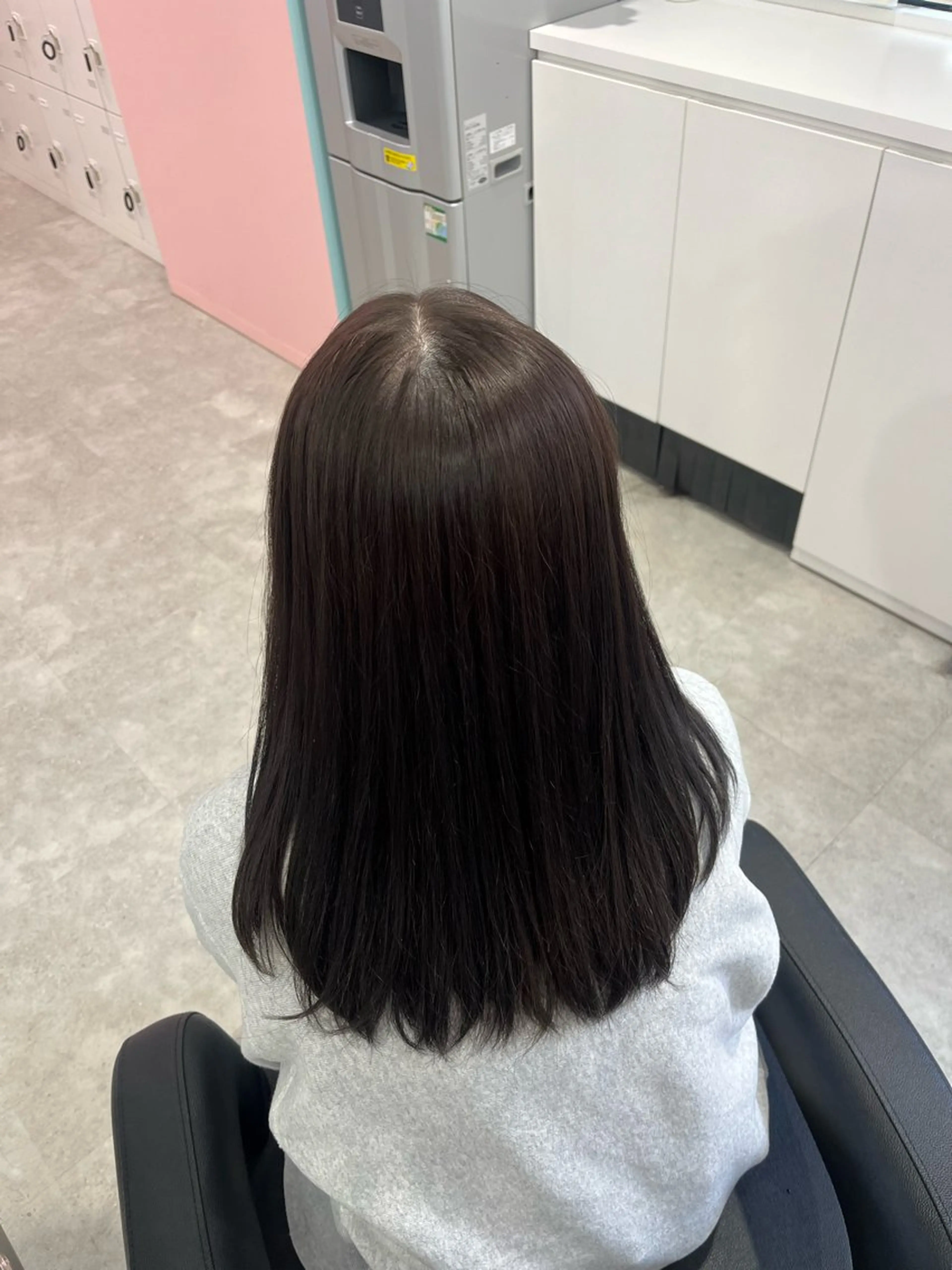 ミディアム カラー みう/仙台/暖色/ 艶髪/顔周りカット/のヘアスタイル