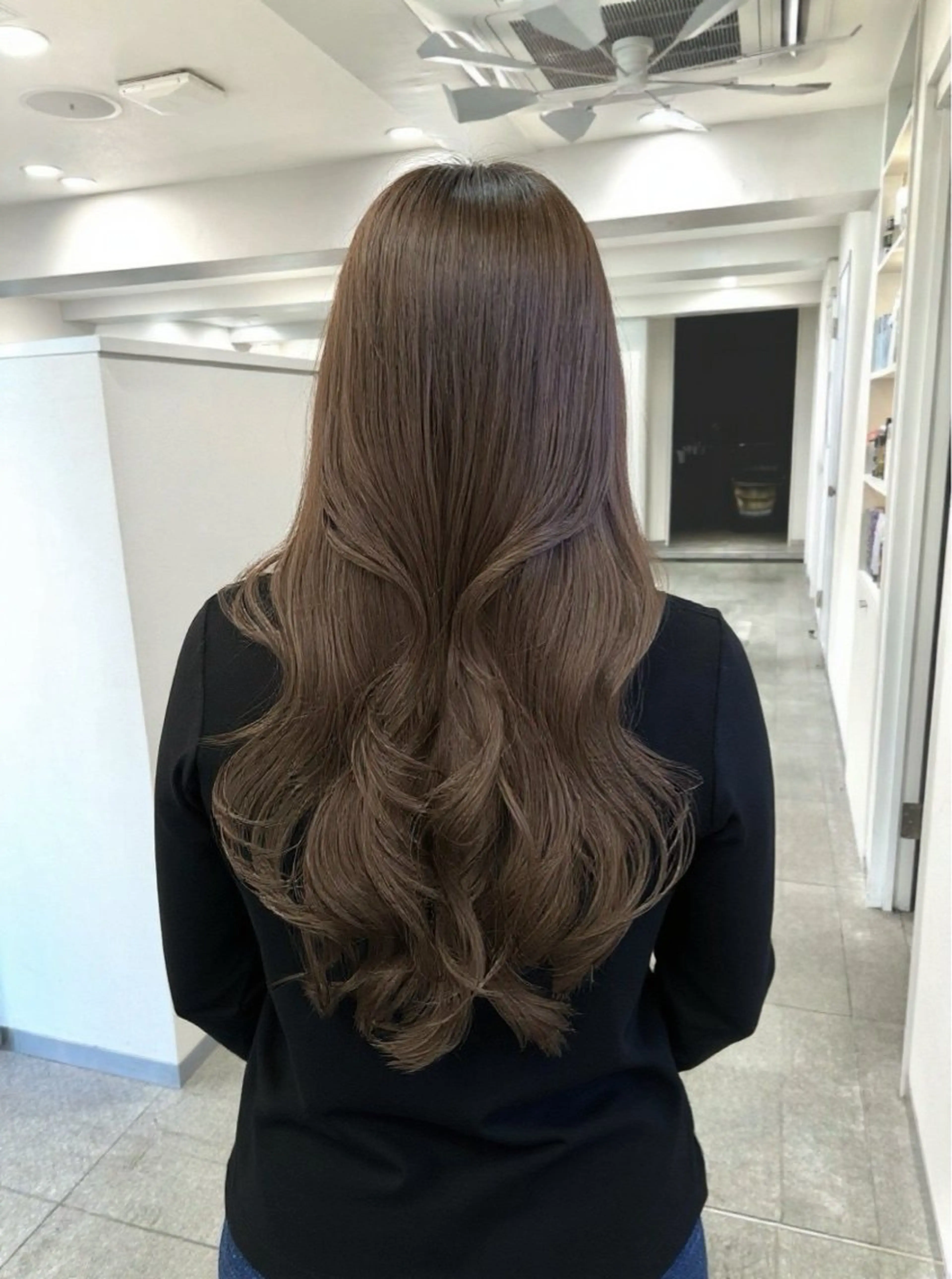 ミディアム カット ヘアカラー トリートメント 韓国風/髪質改善/ ナガヤアキラのヘアスタイル