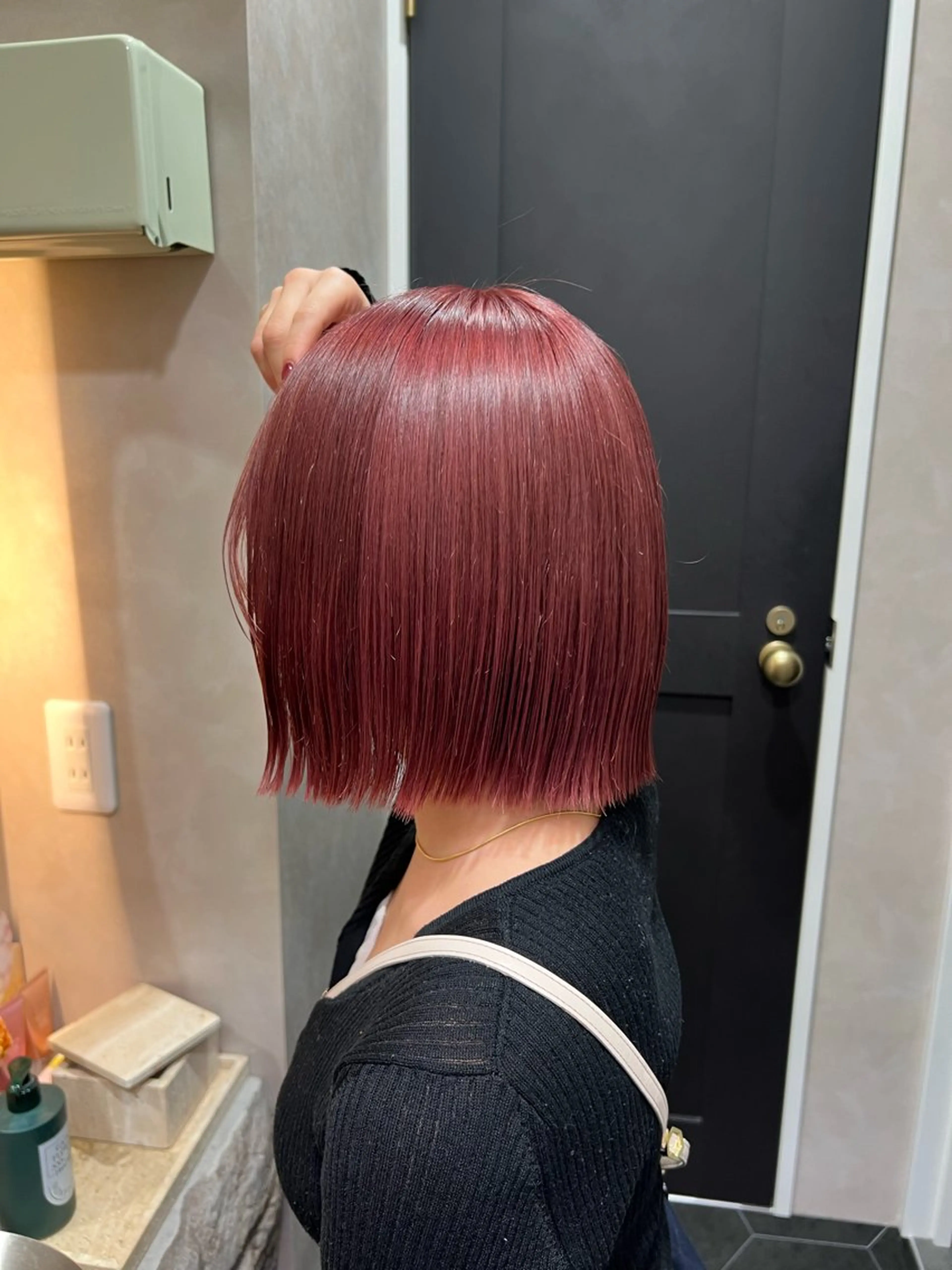 カラー 🥑🫧田實 紗和 ボブ/暖色カラー🩰のヘアスタイル