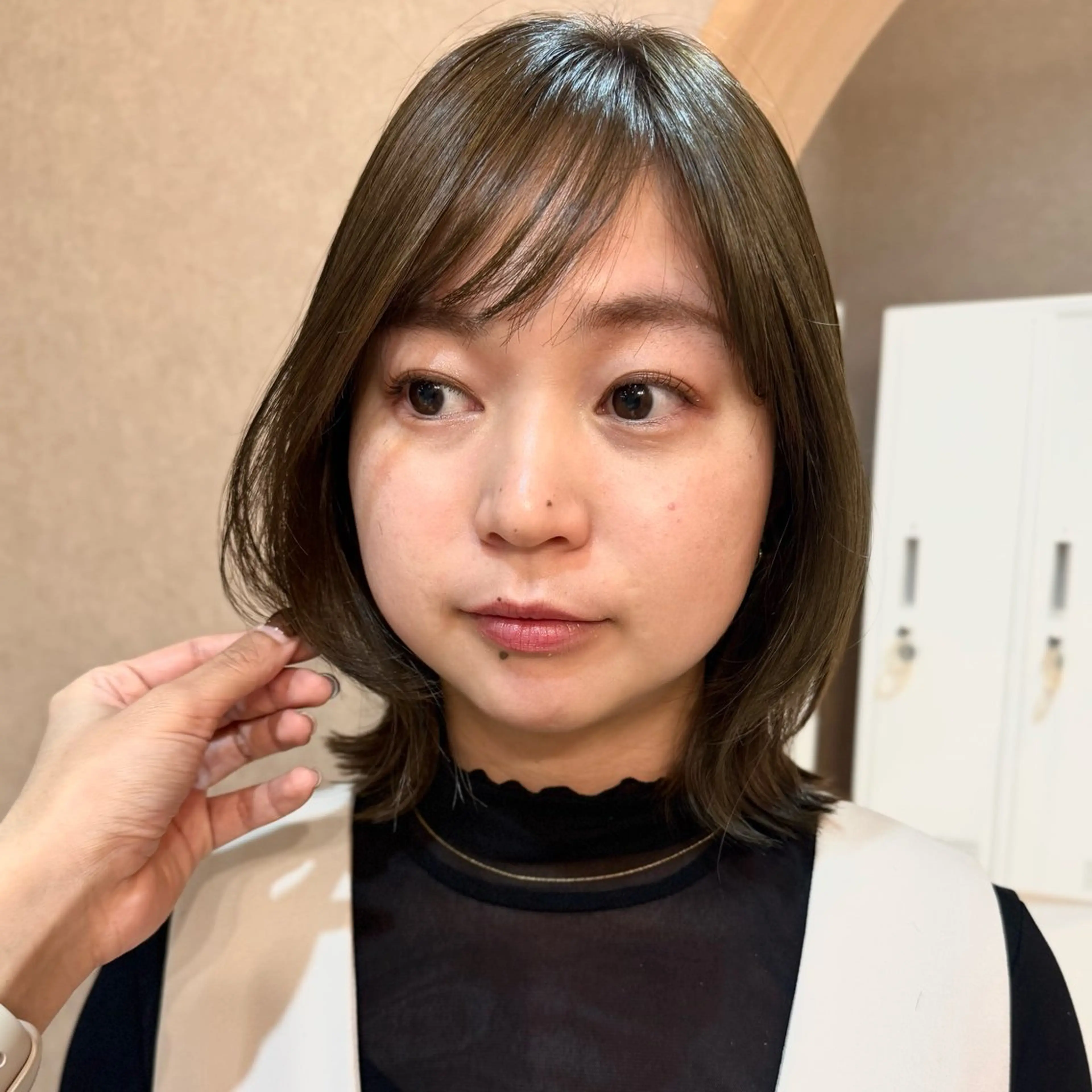 ミディアム カラー カット ヘアカラー トリートメント 透明感カラー/レイ ヤー/Nana🌈のヘアスタイル