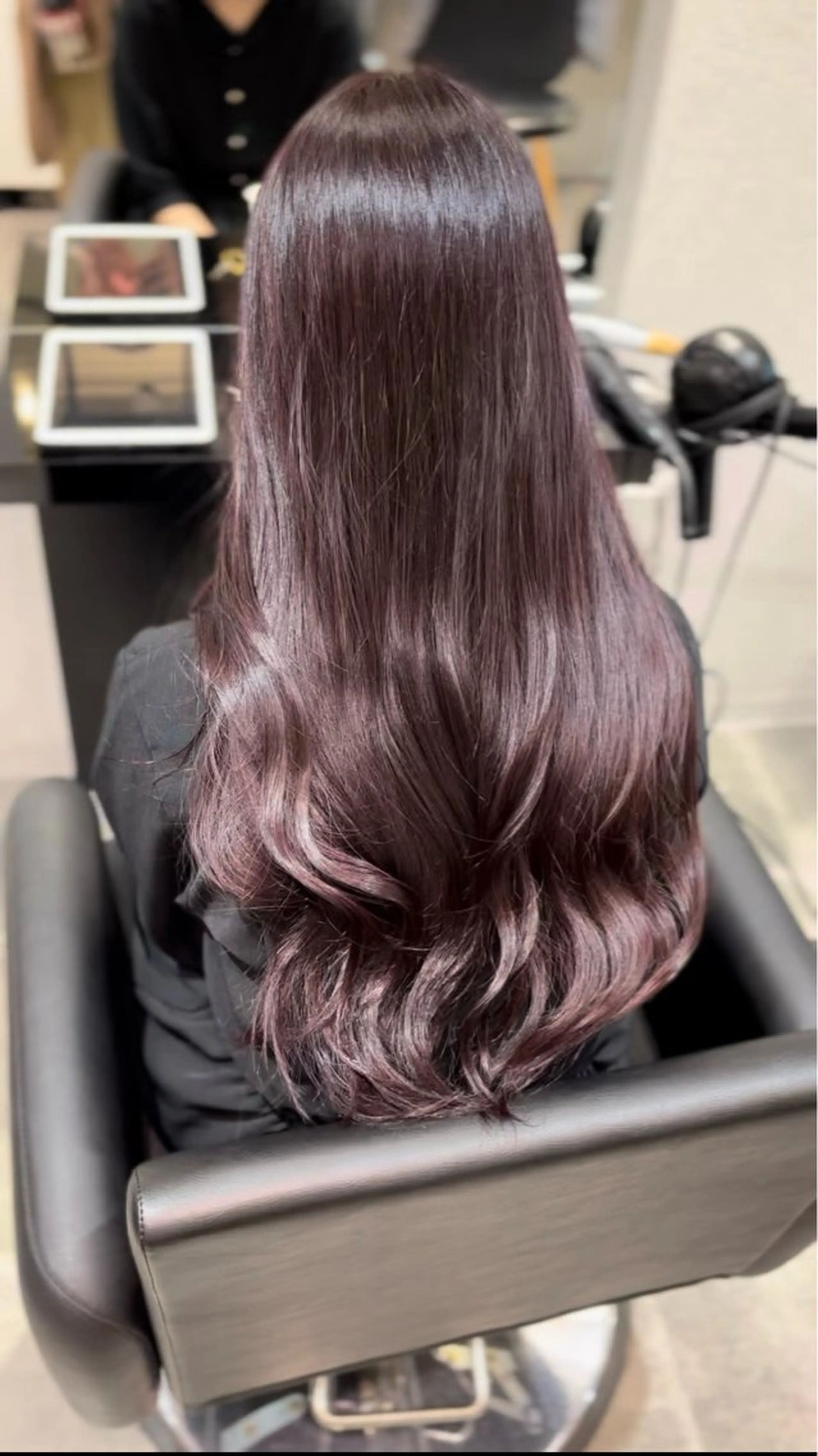 セミロング カラー ナチュラル韓国ヘア 🇰🇷塚田凌太のヘアスタイル