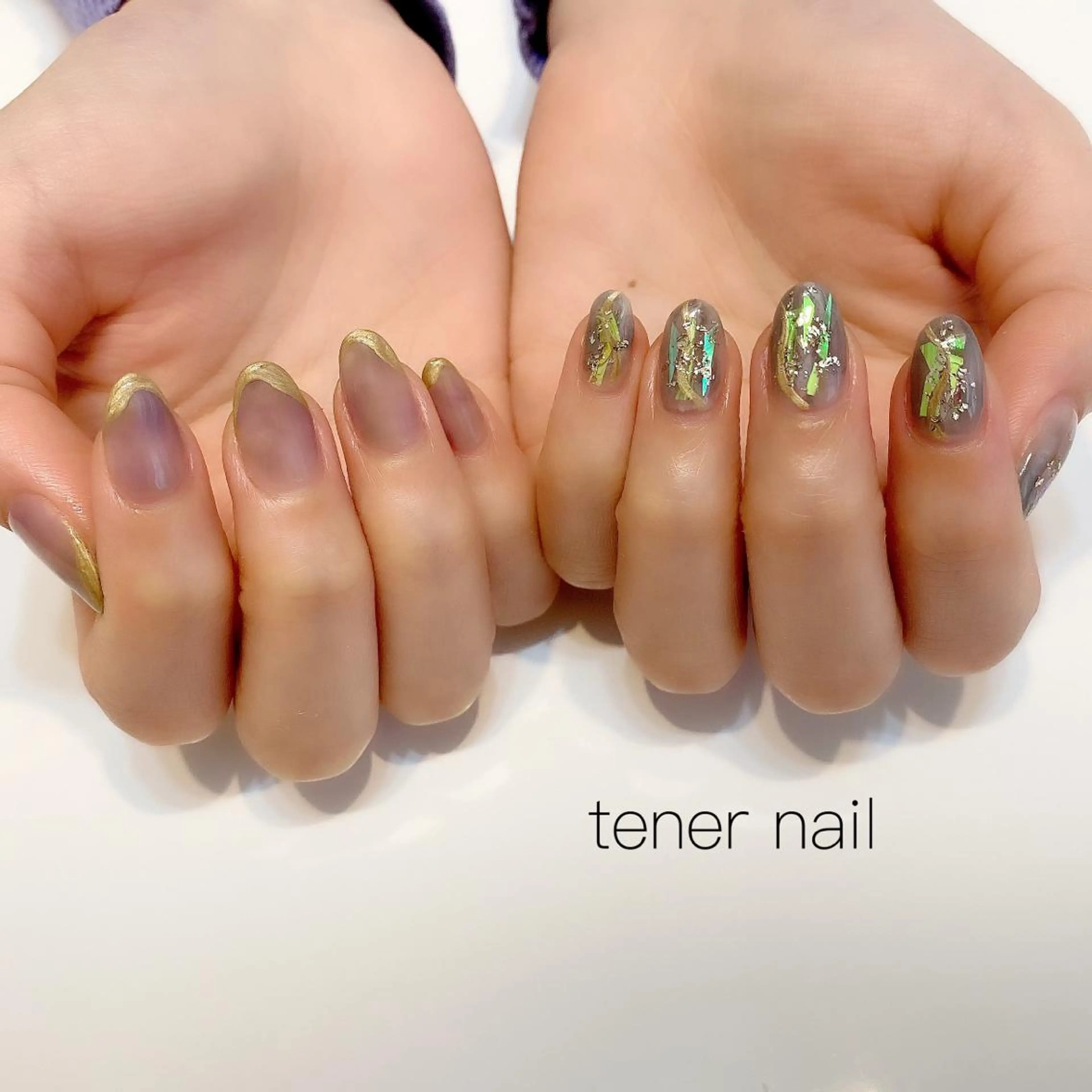 ネイル ニュアンスネイル テネルネイル tener nailのネイルデザイン