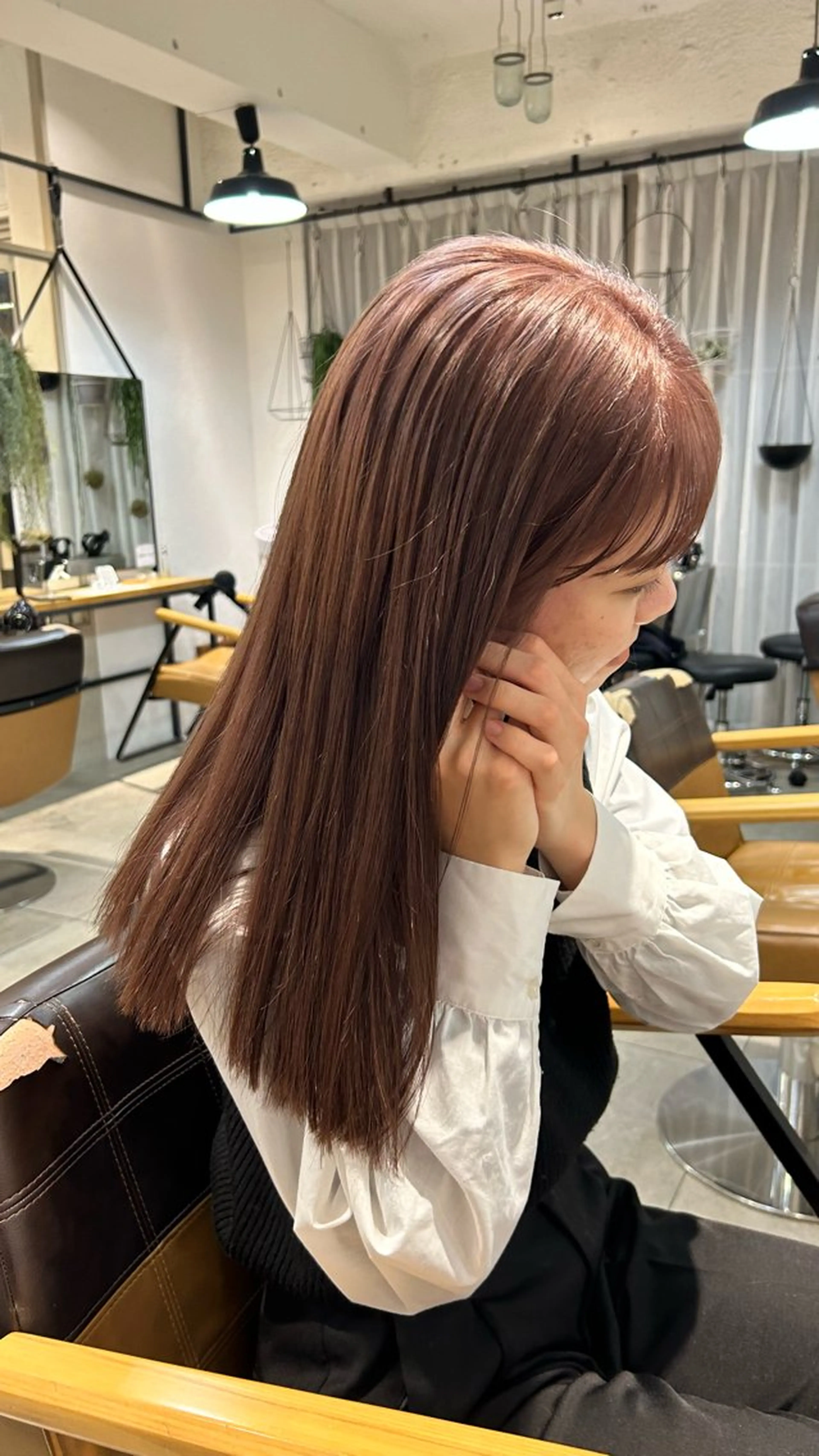 ミディアム カラー ヘッドスパ じゅわっと暖色カラー 🍊Moemiのヘアスタイル