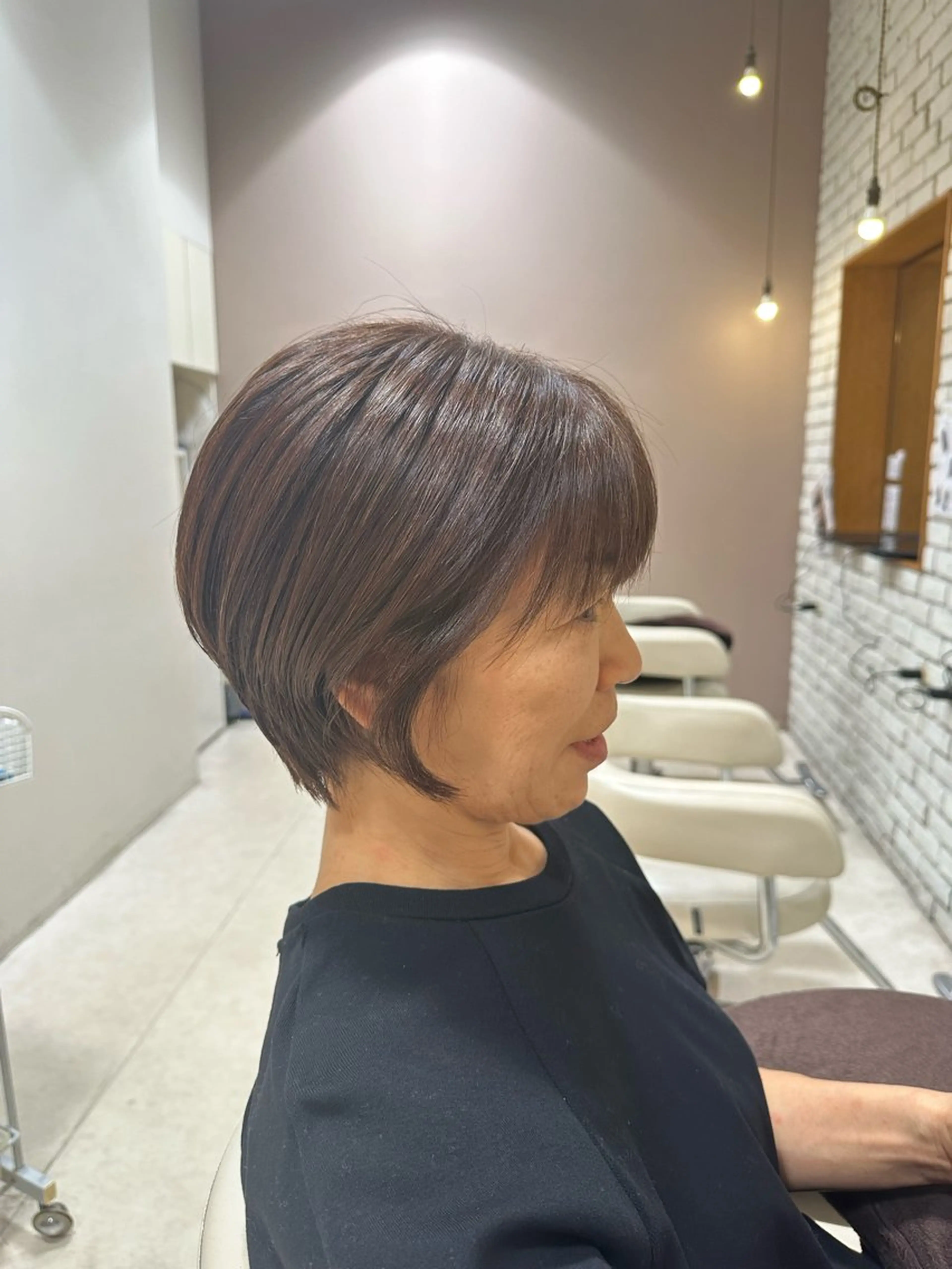 ショート 梅本 夢香のヘアスタイル