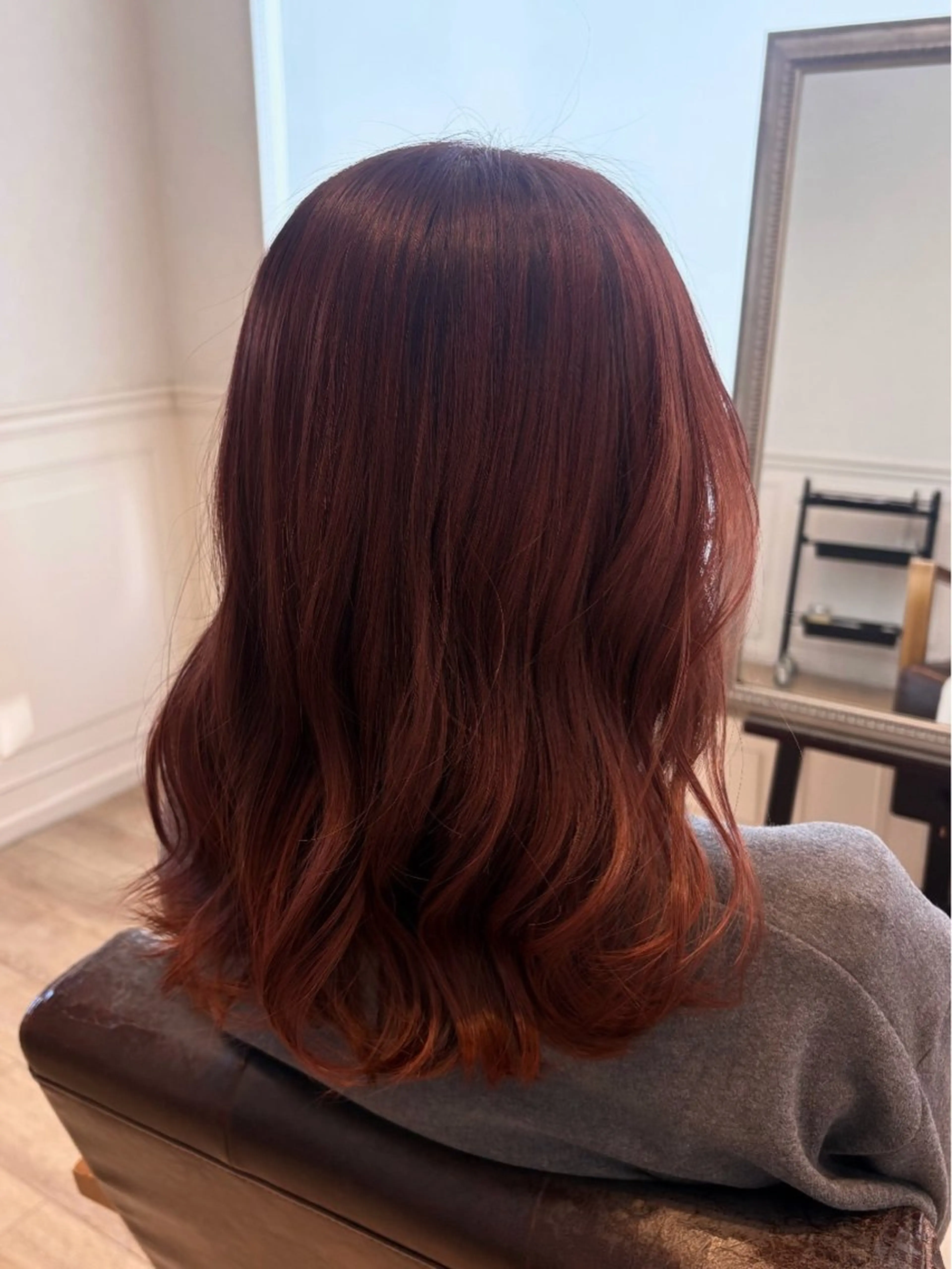 ミディアム カラー 艶感暖色カラー🥀/ レイヤー / れいかのヘアスタイル