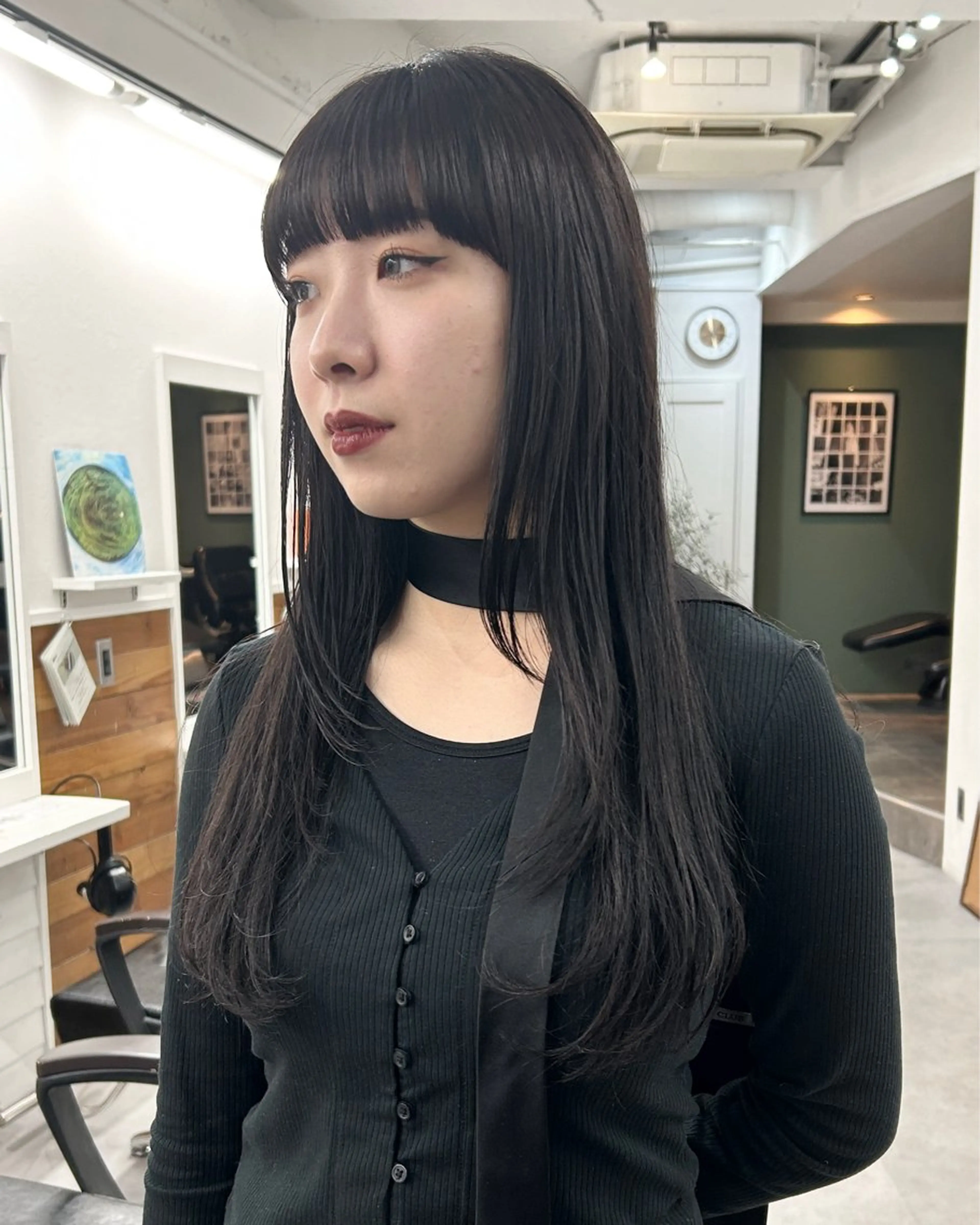 ロング カラー カット ヘアカラー トリートメント レイヤーボブ/ 艶カラー/サナ🌼のヘアスタイル