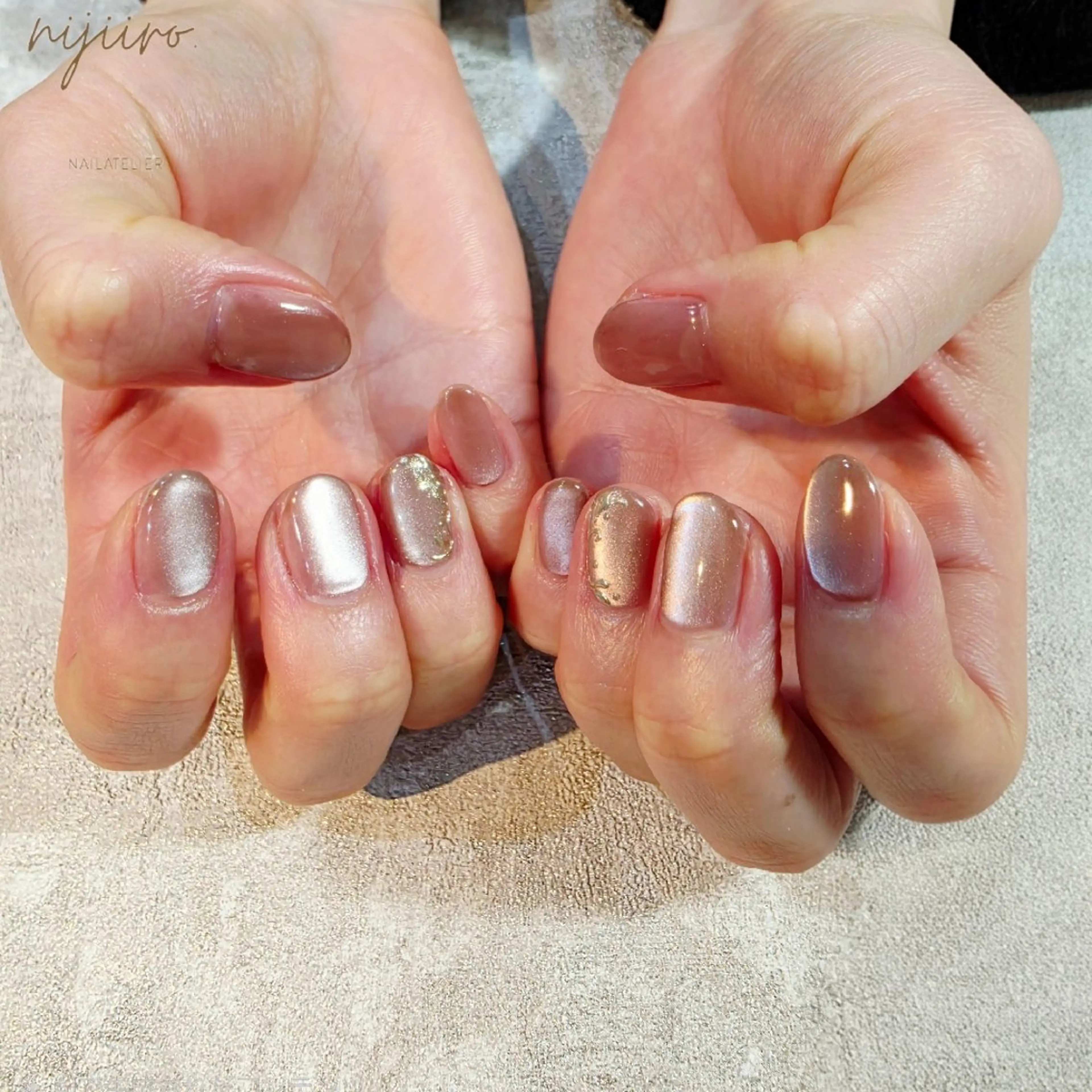 ネイル ハンドネイル nijiiro🌈 サトウのネイルデザイン