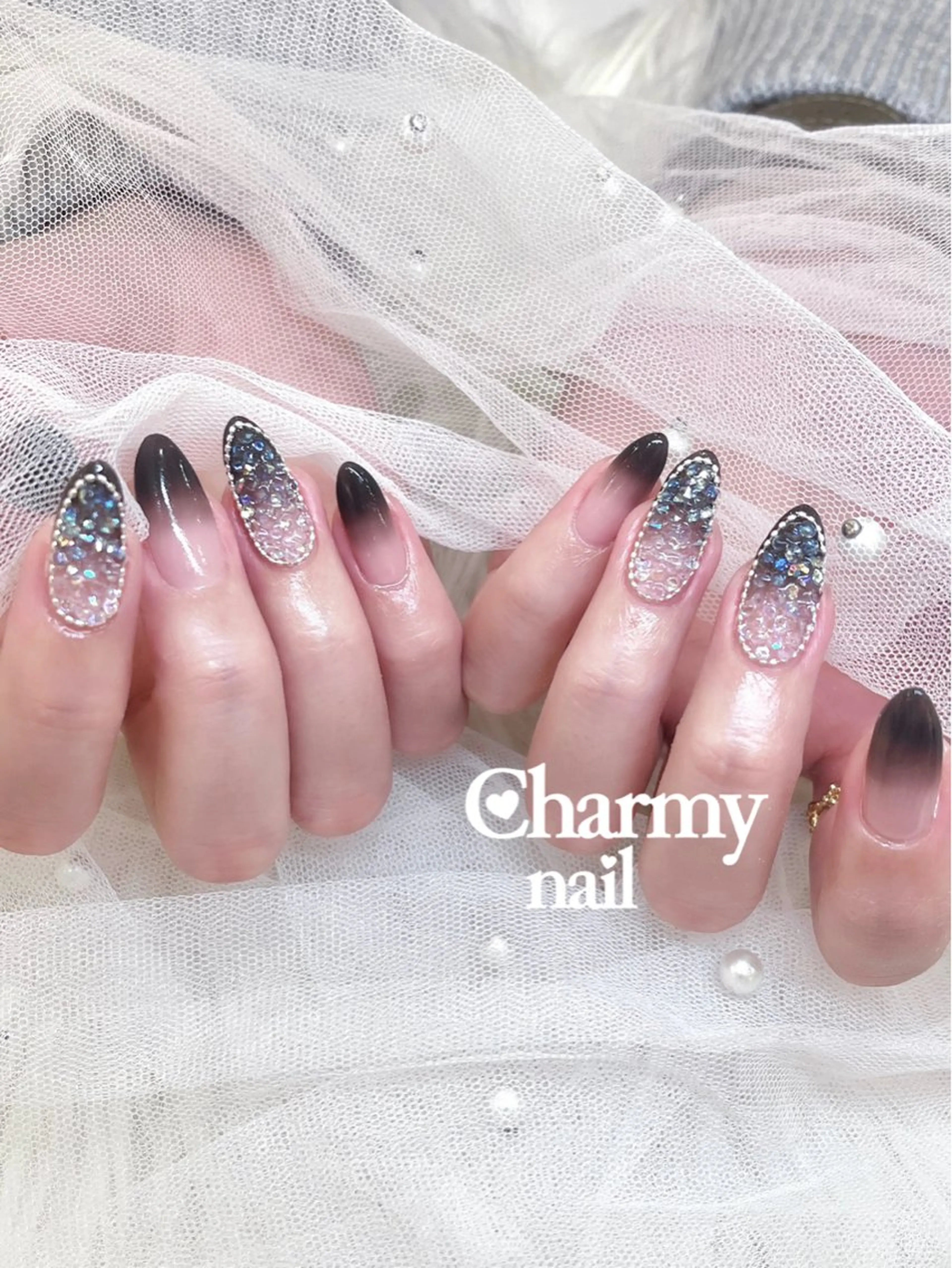ネイル グラデーション ハンドネイル ハンドケア Charmynail ♡のネイルデザイン